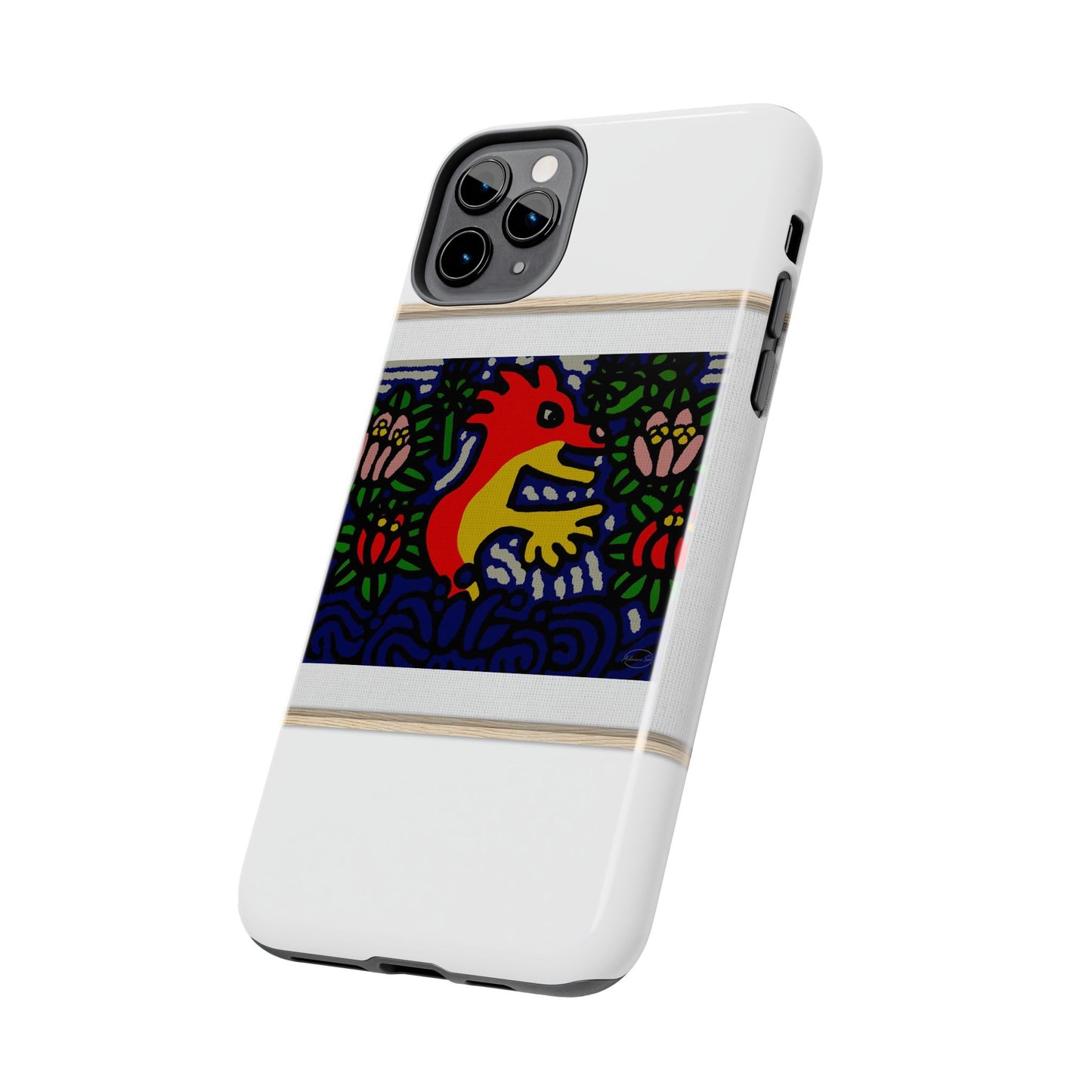 Breaking through the surface of a lotus pond Tough Phone Case