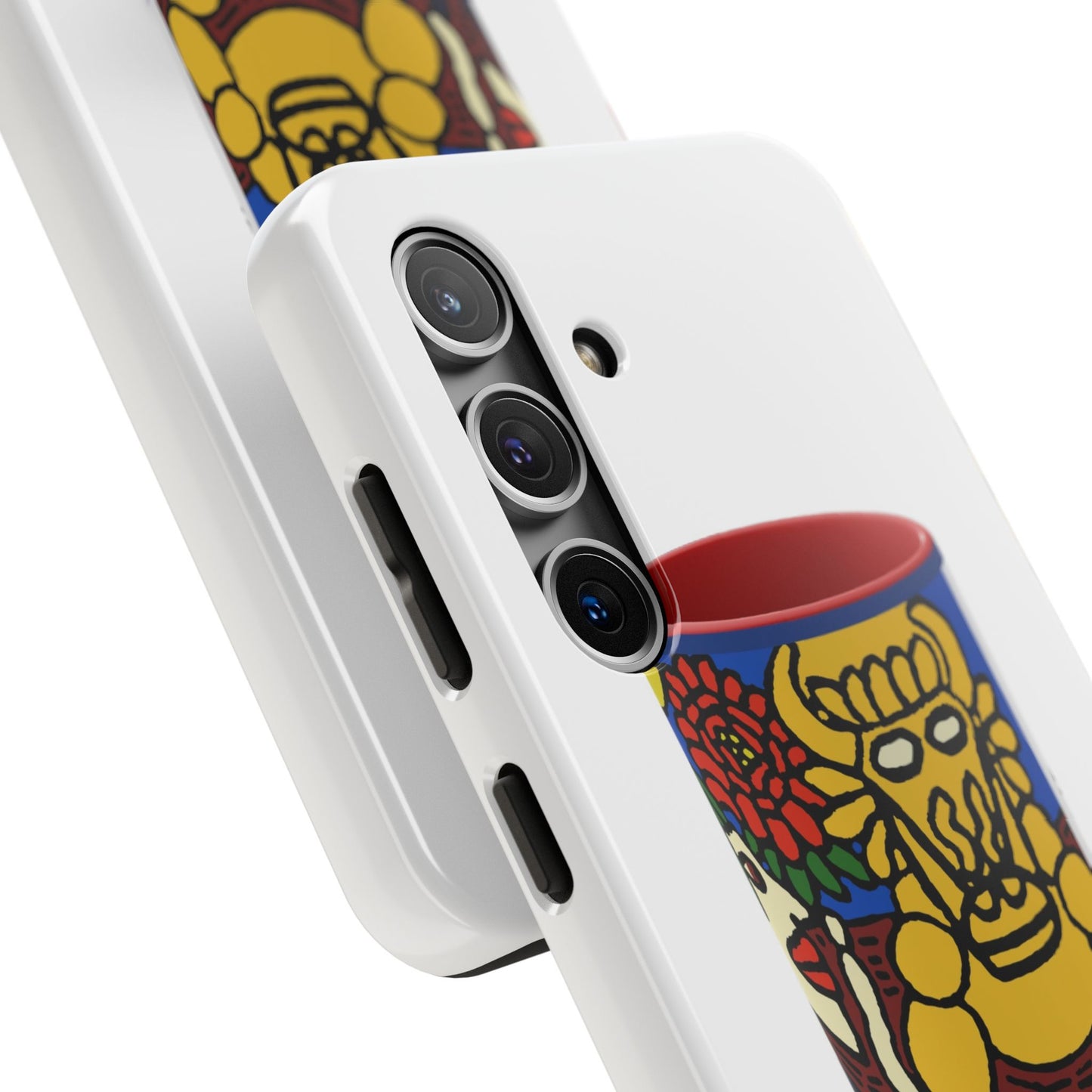 The warrior hailing the mighty golden dragon Tough Phone Case