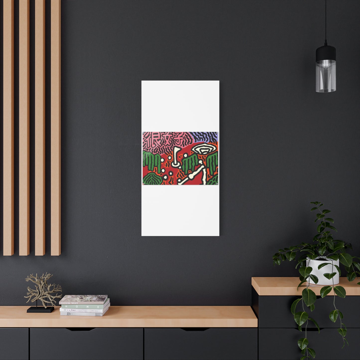 Scoring goals throughout life Canvas (Large)