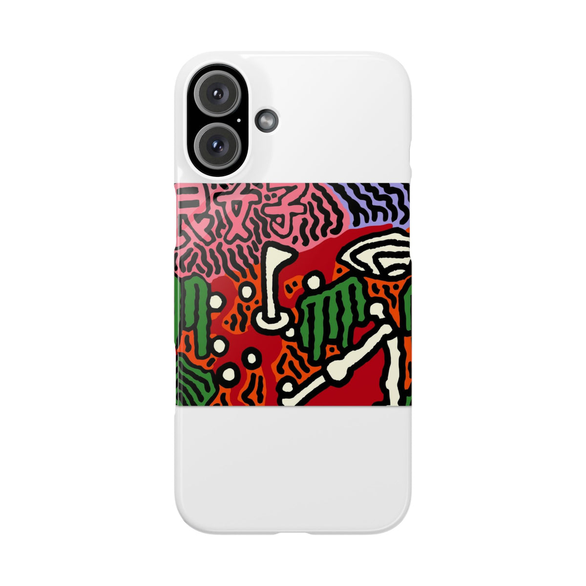 Scoring goals throughout life Slim Phone Case