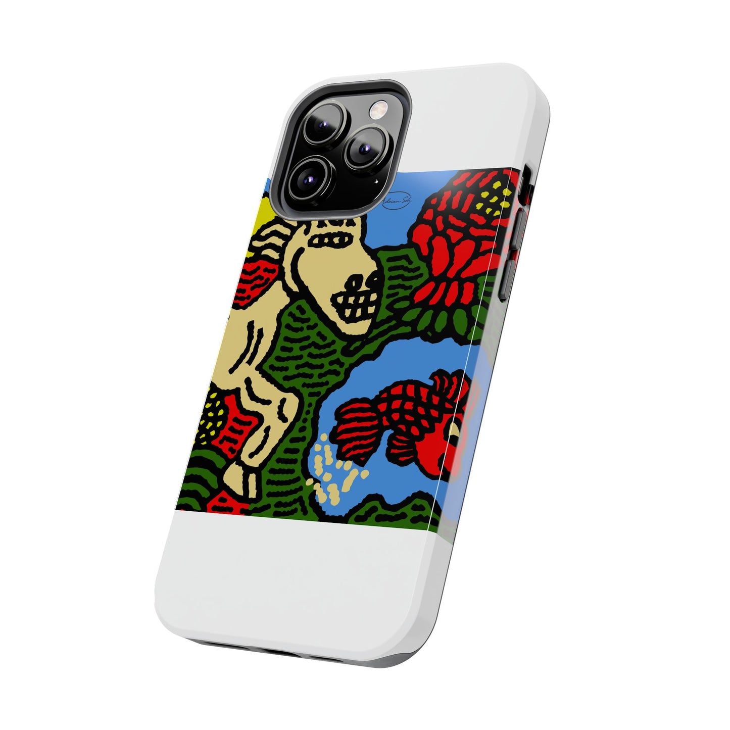 Galloping carefree through life Tough Phone Case