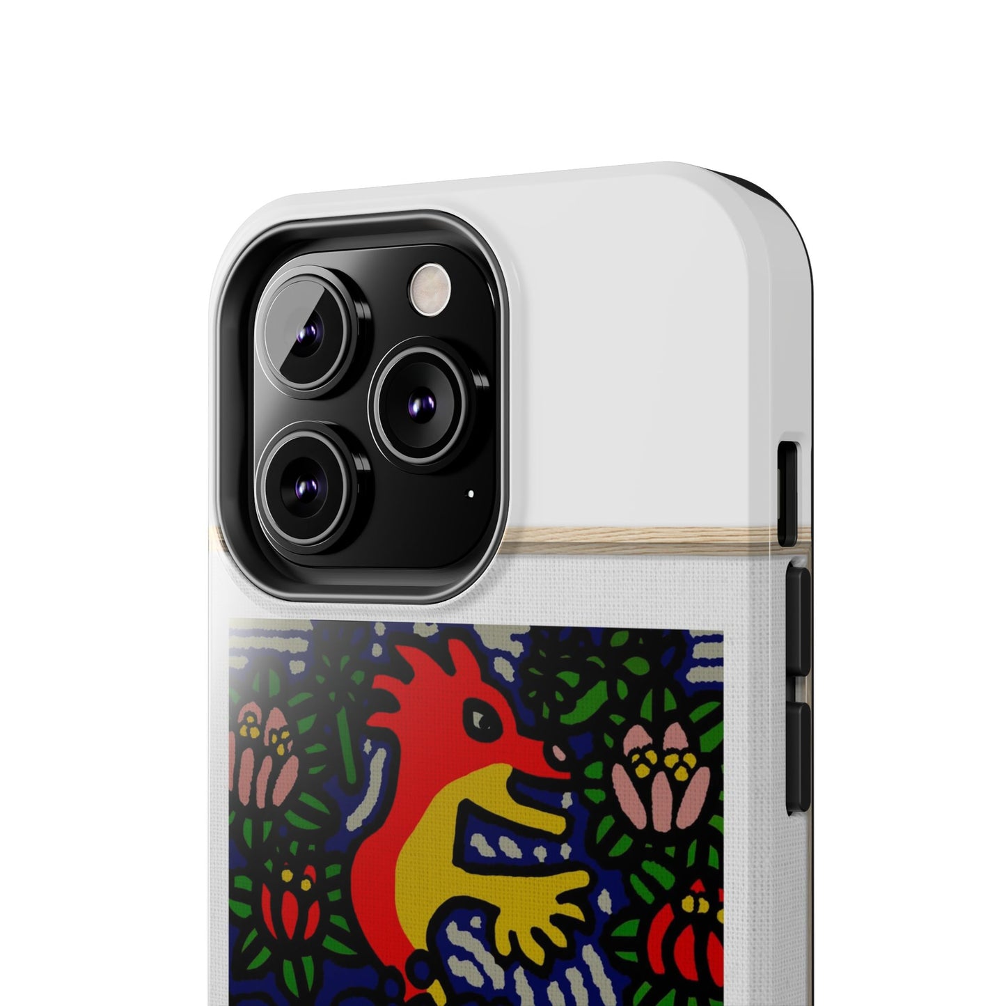 Breaking through the surface of a lotus pond Tough Phone Case