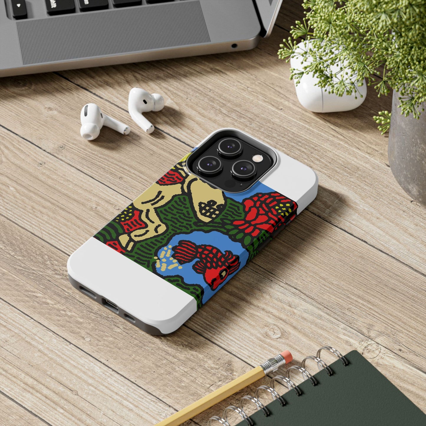Galloping carefree through life Tough Phone Case