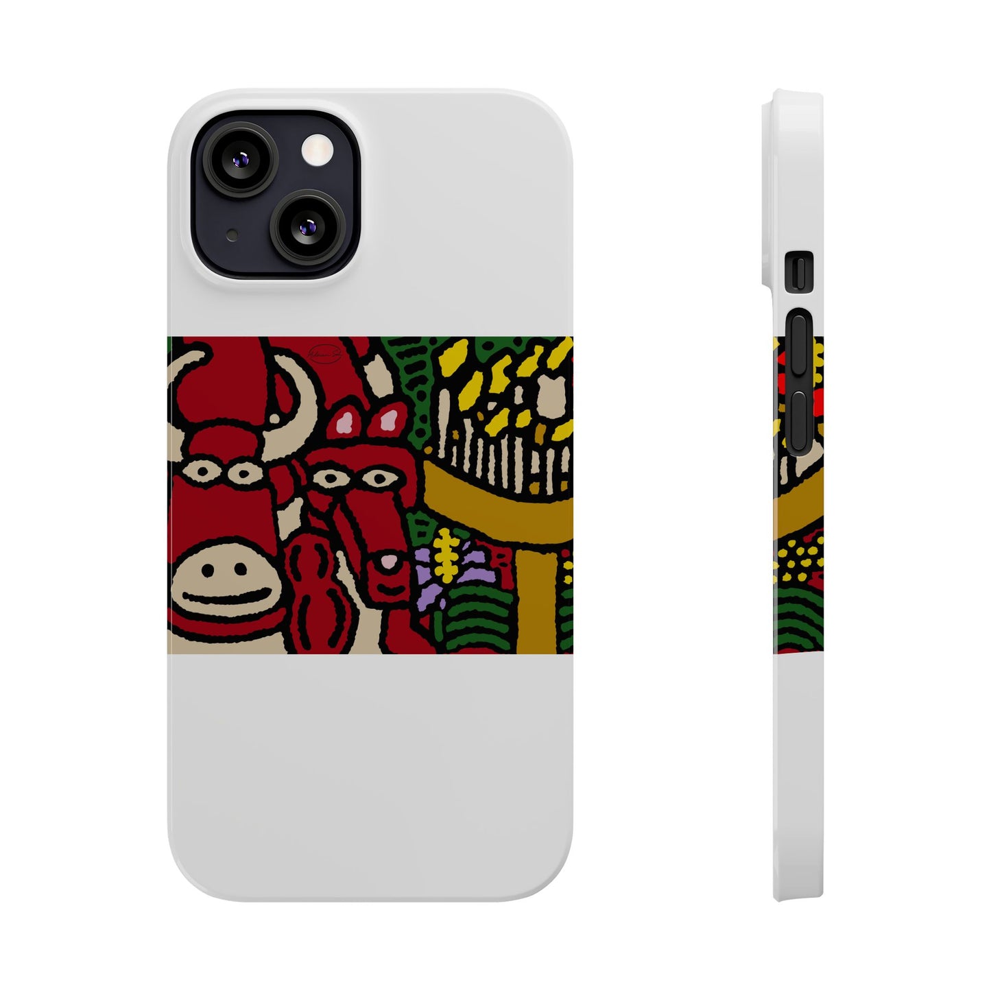 Going blessed by light together Slim Phone Case