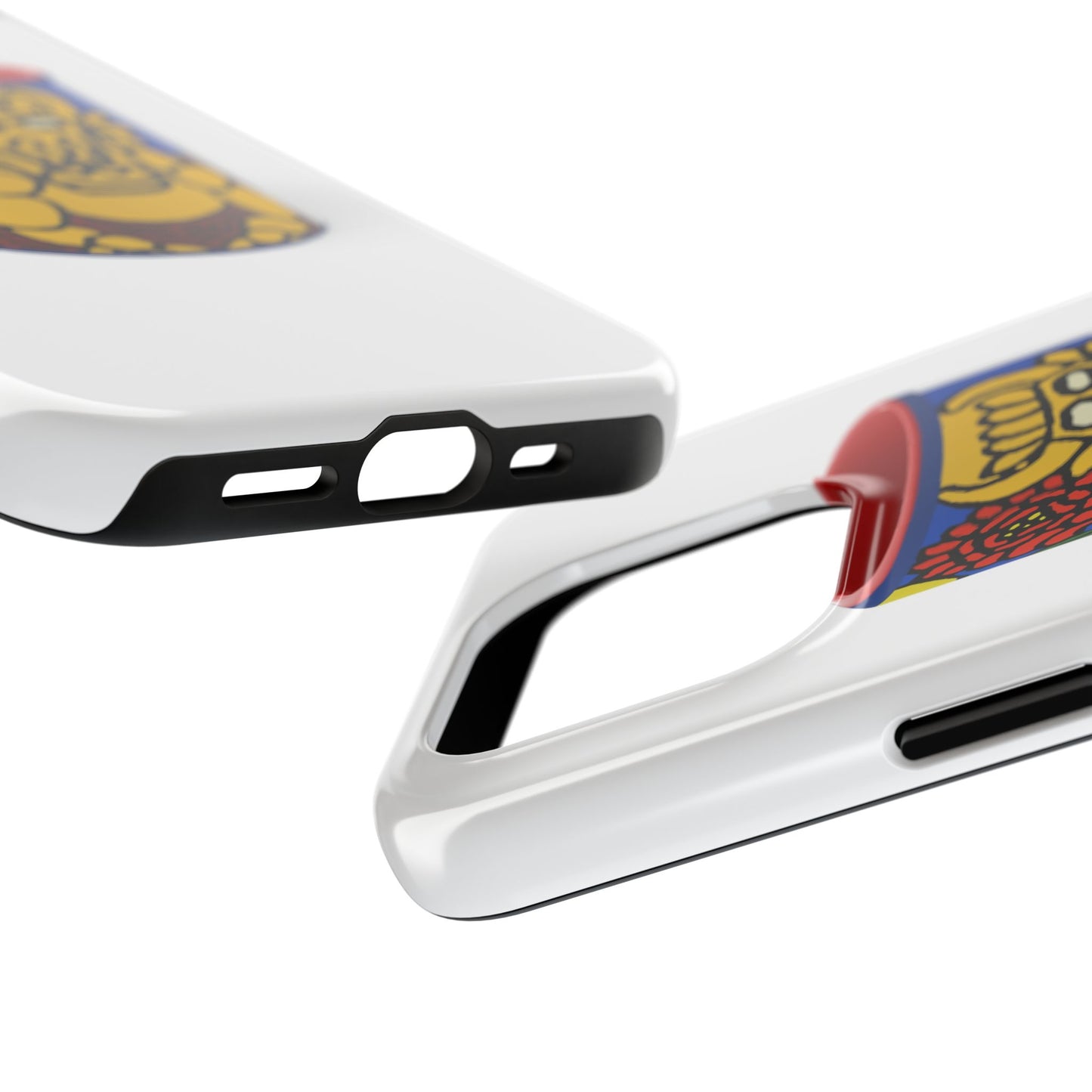 The warrior hailing the mighty golden dragon Tough Phone Case