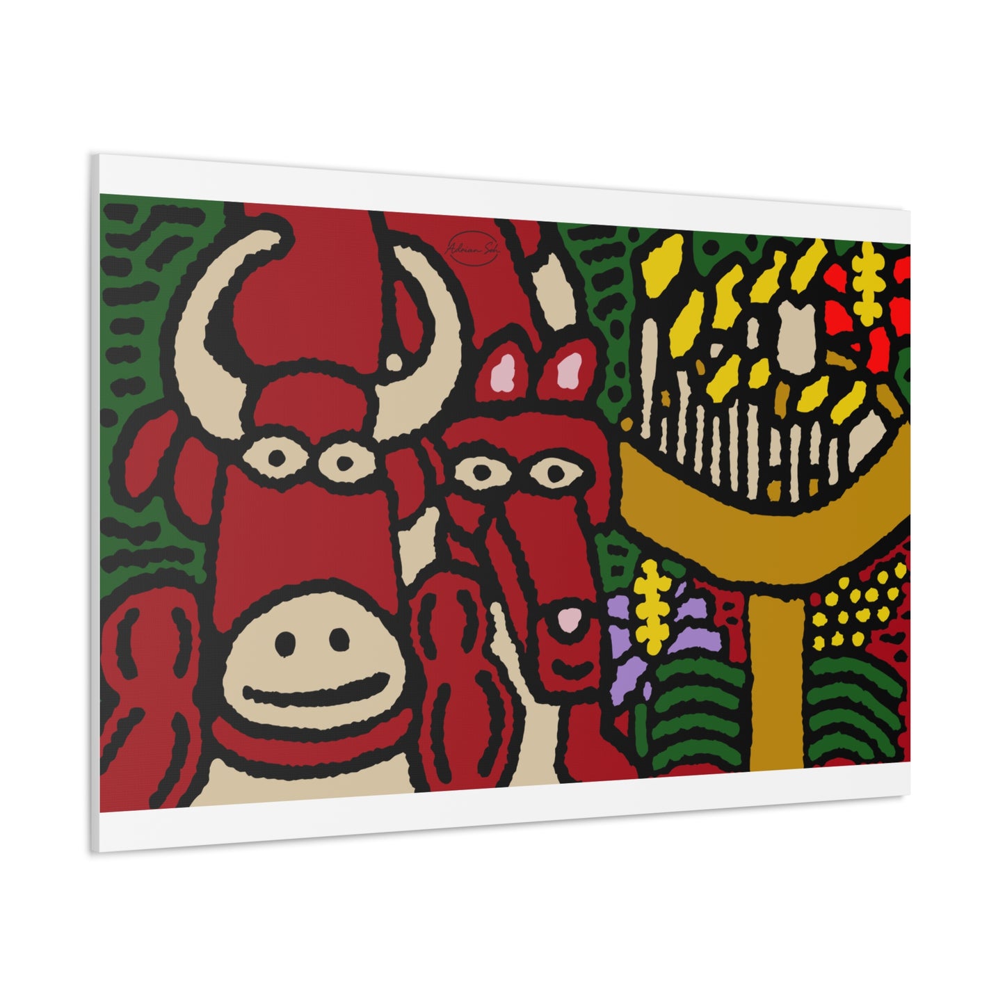 Going blessed by light together Canvas (Small)