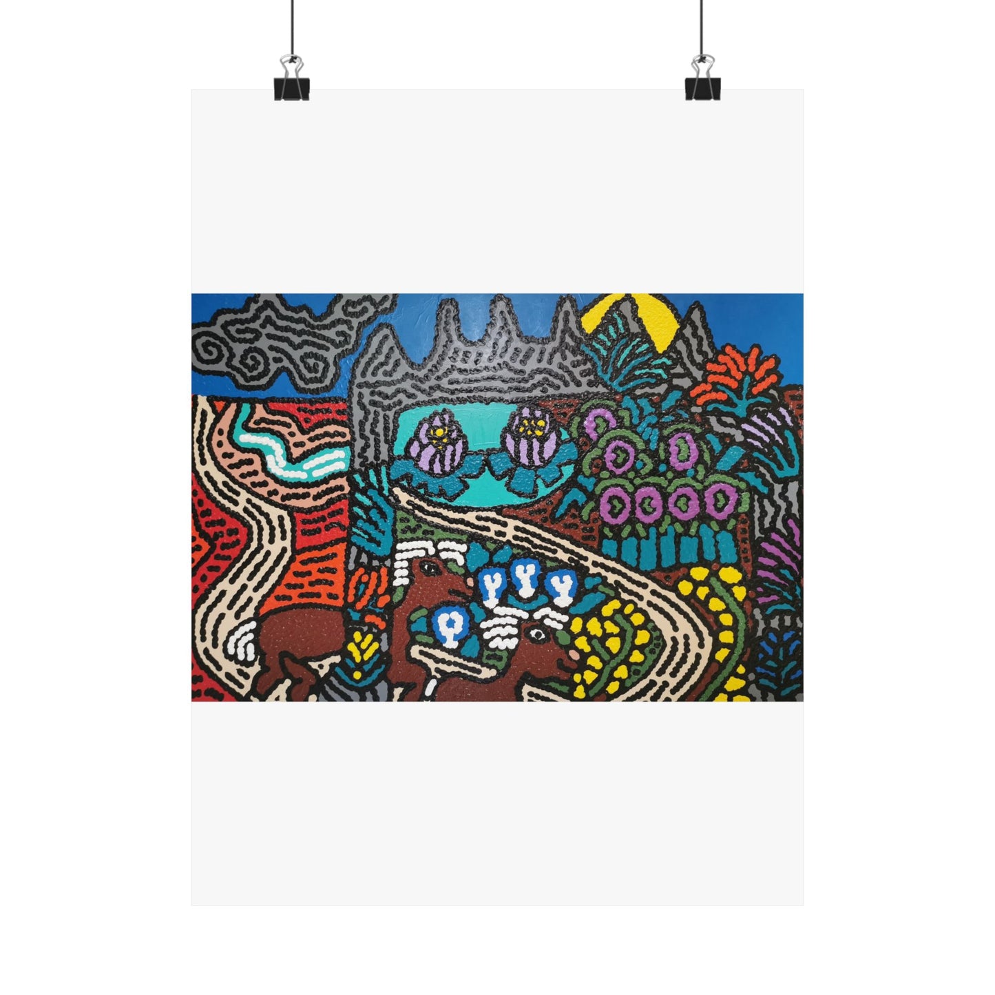 Going to the valley of hope and prosperity Matte Poster Vertical (Small)