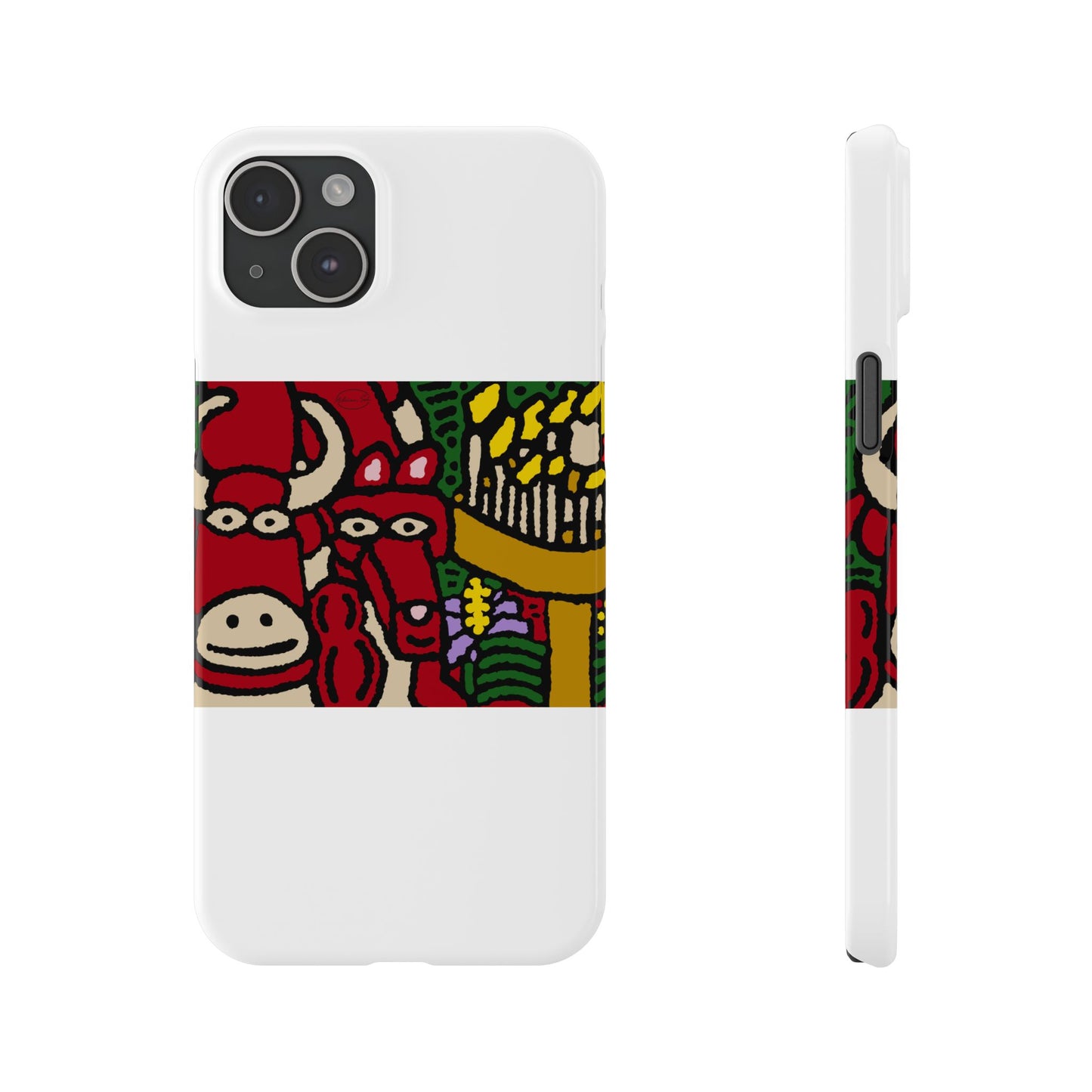 Going blessed by light together Slim Phone Case