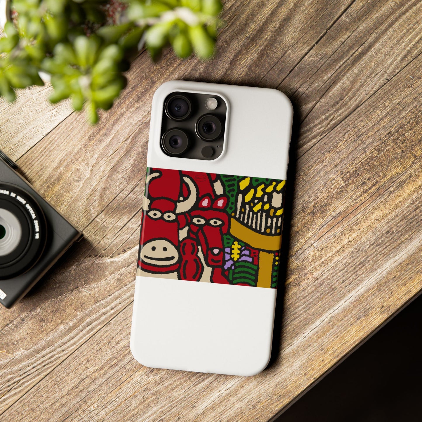 Going blessed by light together Slim Phone Case
