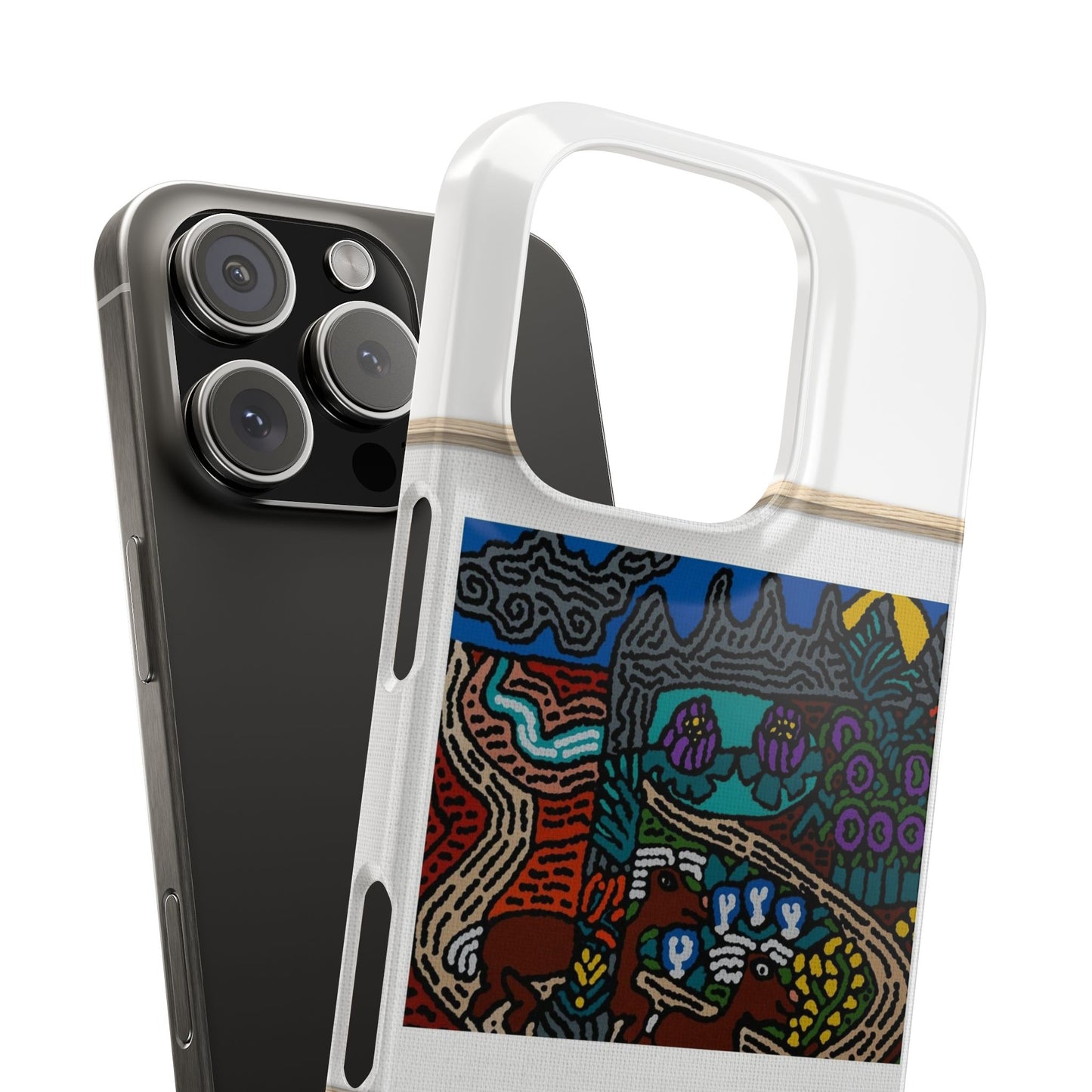 Road to a Sanctuary and Oasis Slim Phone Case