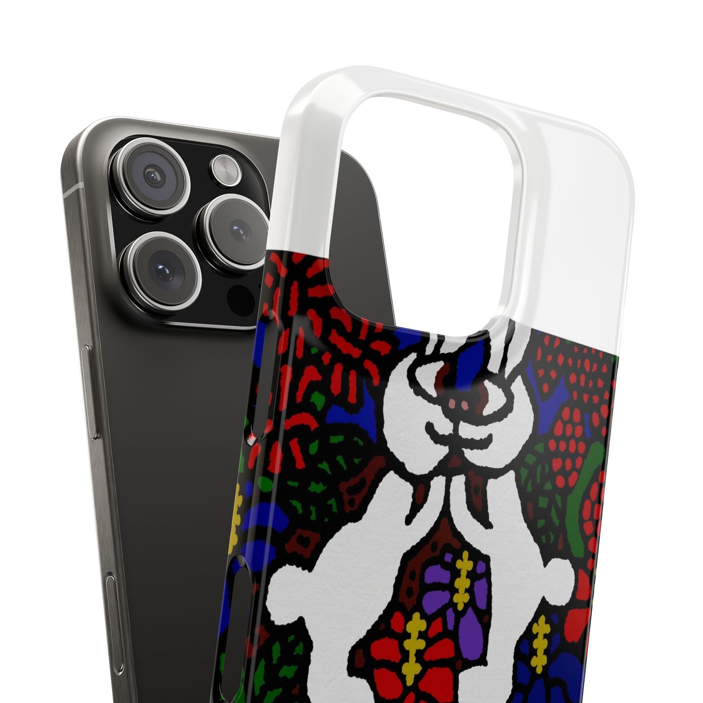 Bunnies in love Slim Phone Case
