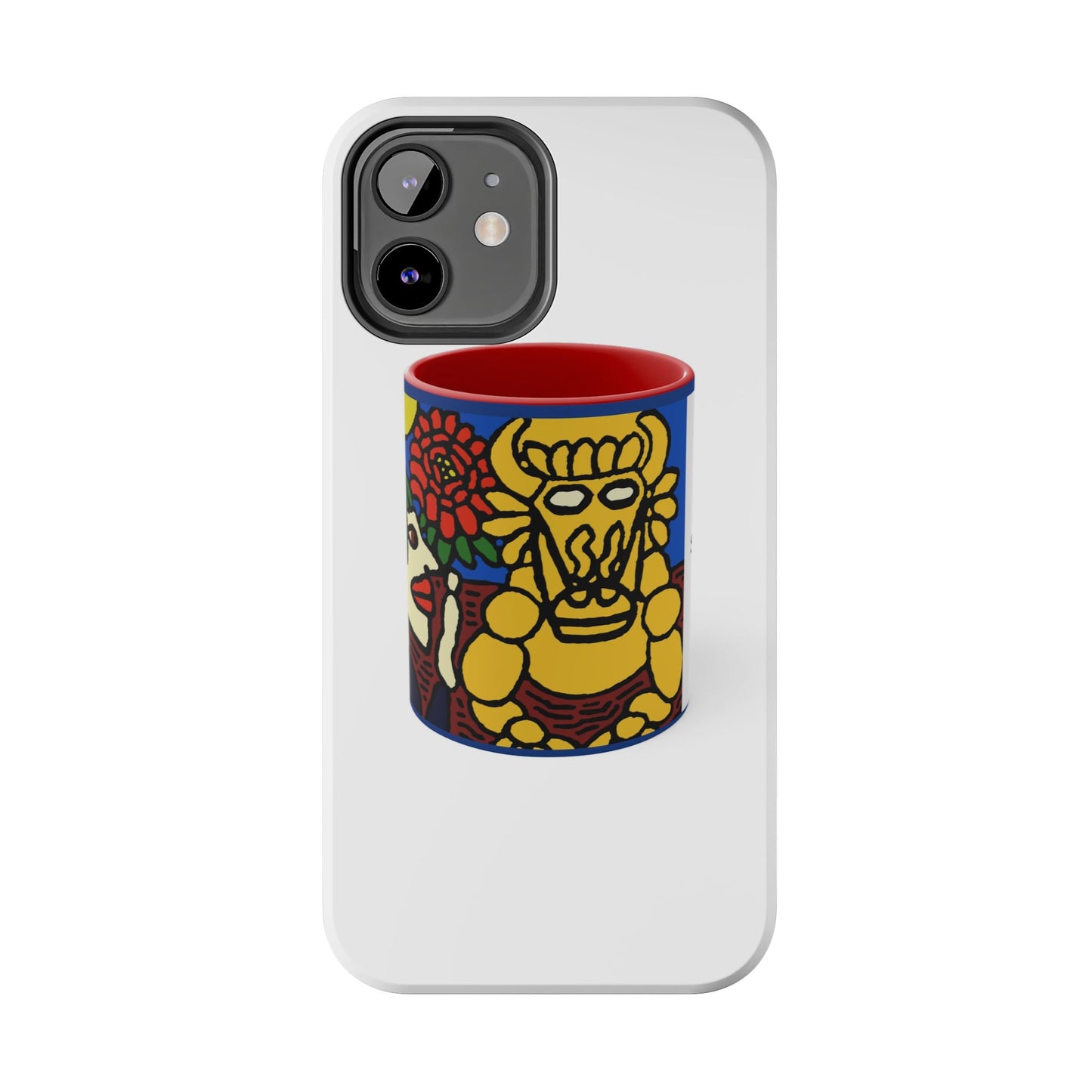The warrior hailing the mighty golden dragon Tough Phone Case