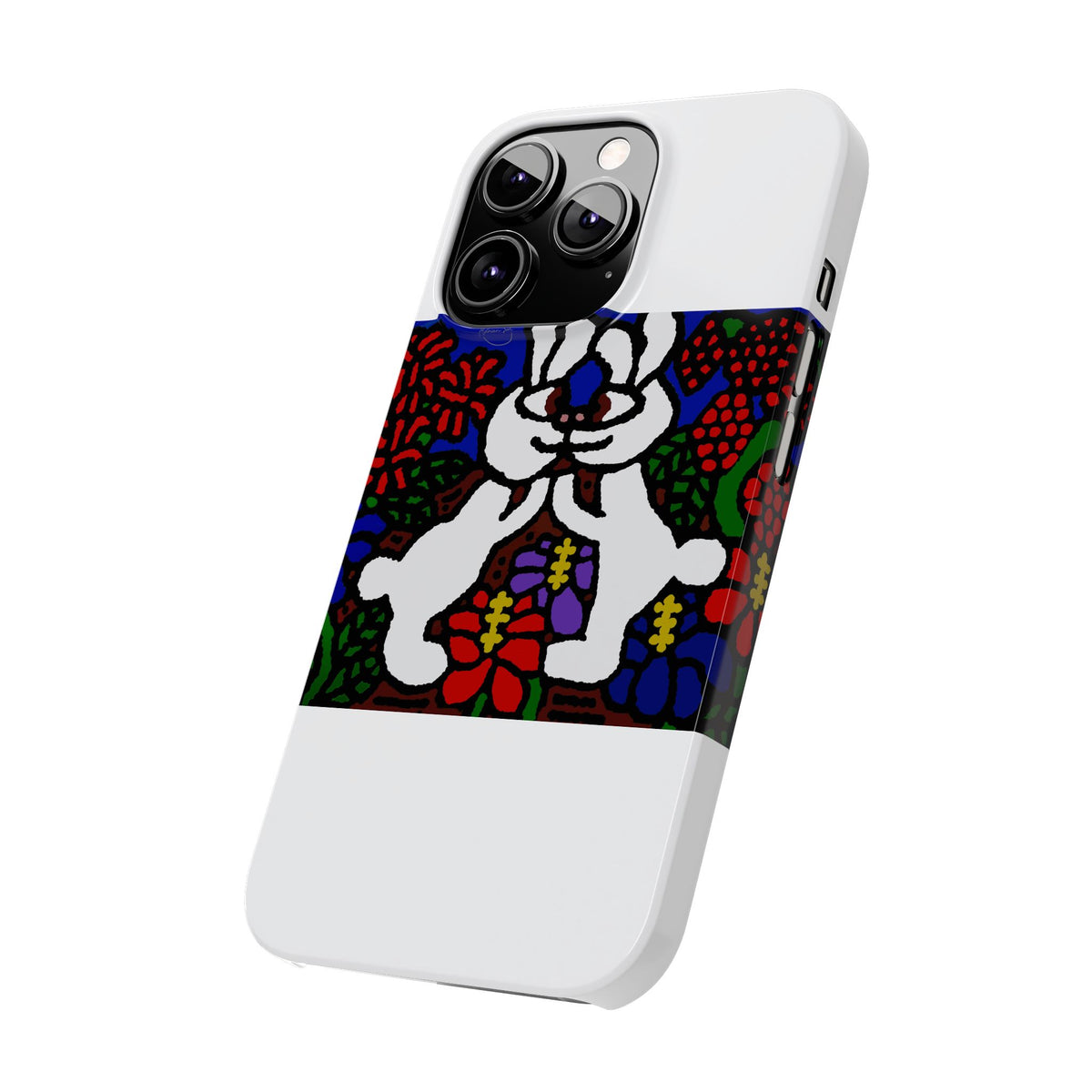 Bunnies in love Slim Phone Case