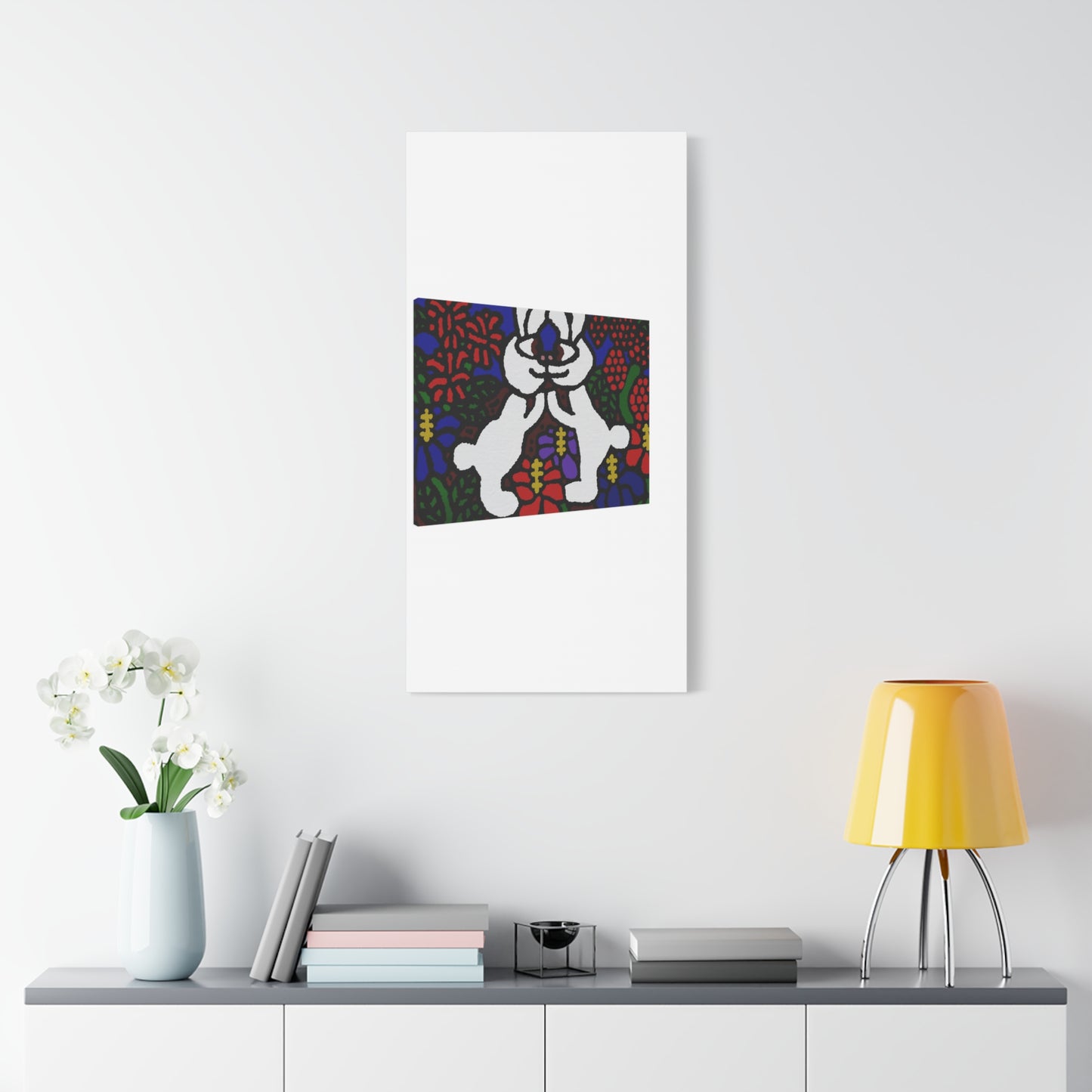 Bunnies in love Canvas (Large)