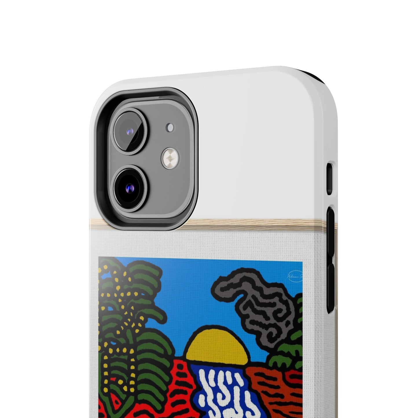 The river that joins the Australian wattle and Lebanese cedar tree in friendship Tough Phone Case
