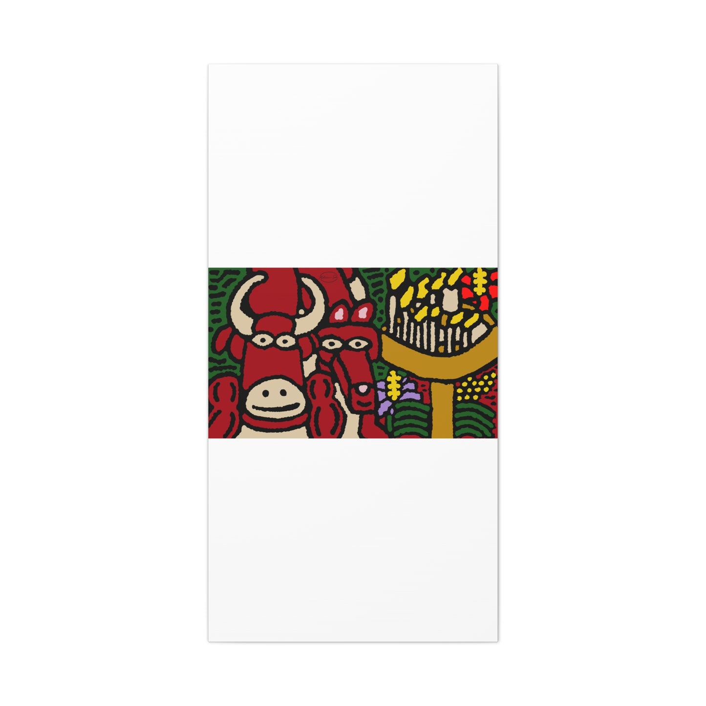 Going blessed by light together Canvas (Small)