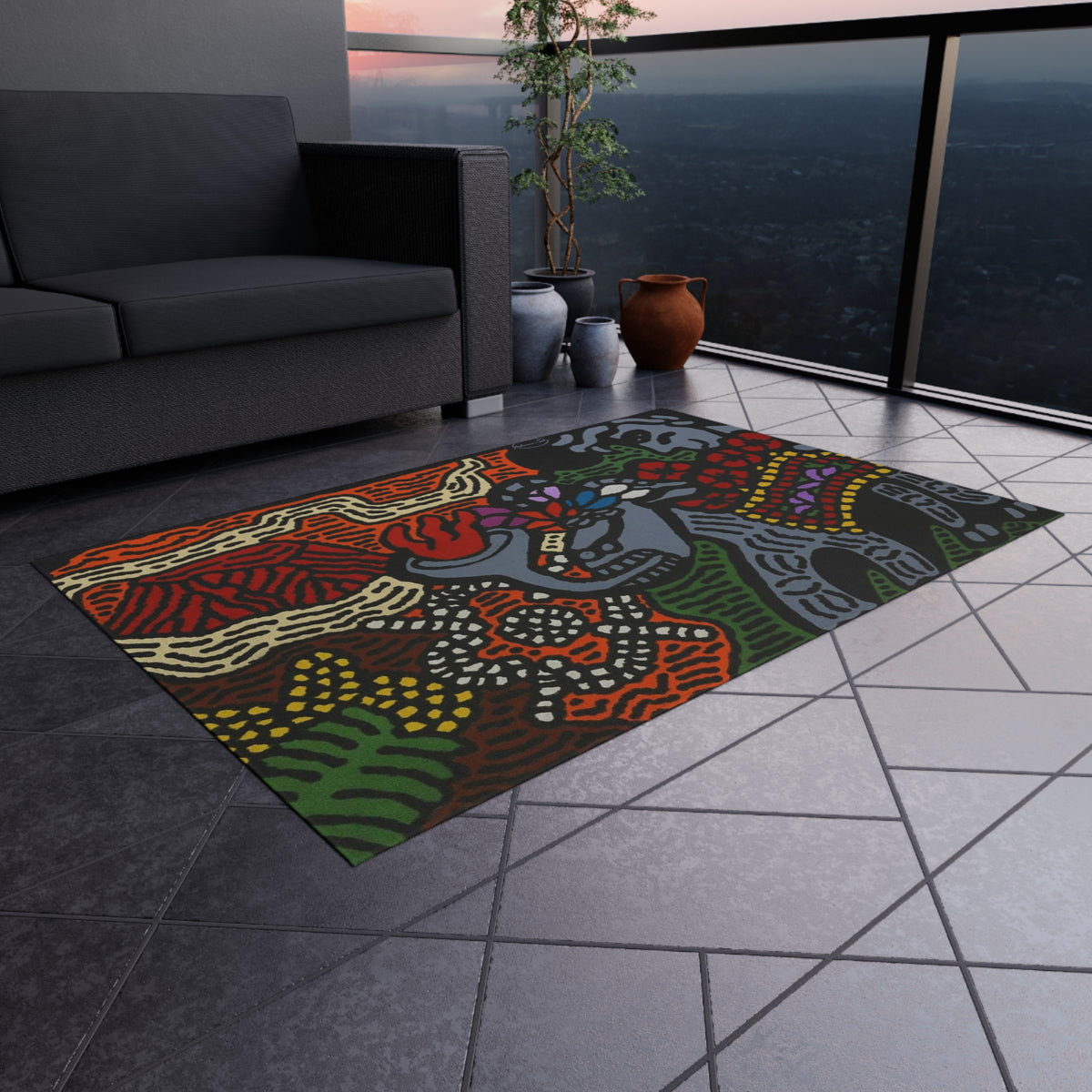 The end of an amazing long life journey — Outdoor Rug