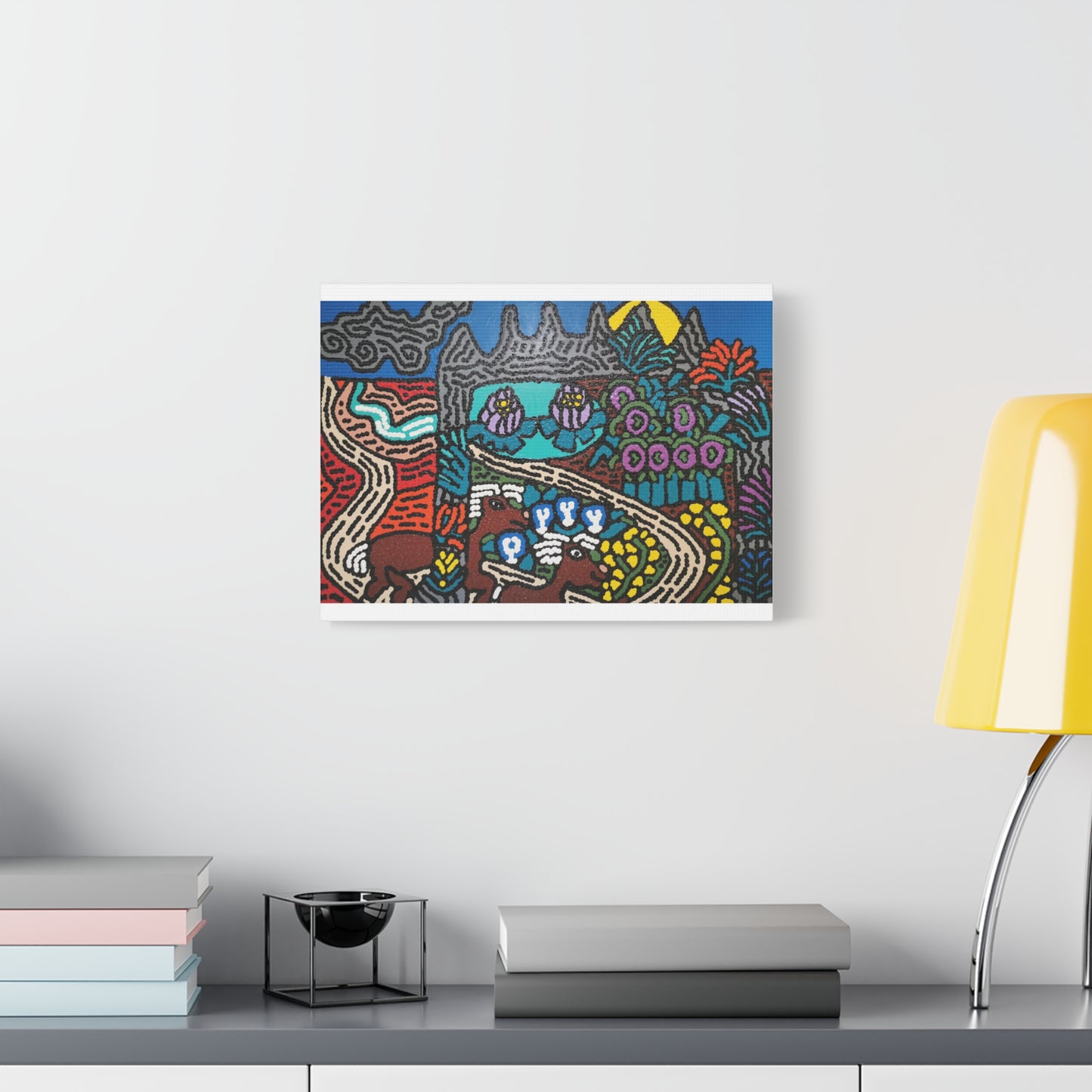 Going to the valley of hope and prosperity Canvas (Small)