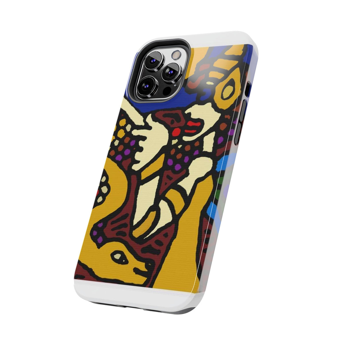 The golden snake being blessed by the fairy Tough Phone Case
