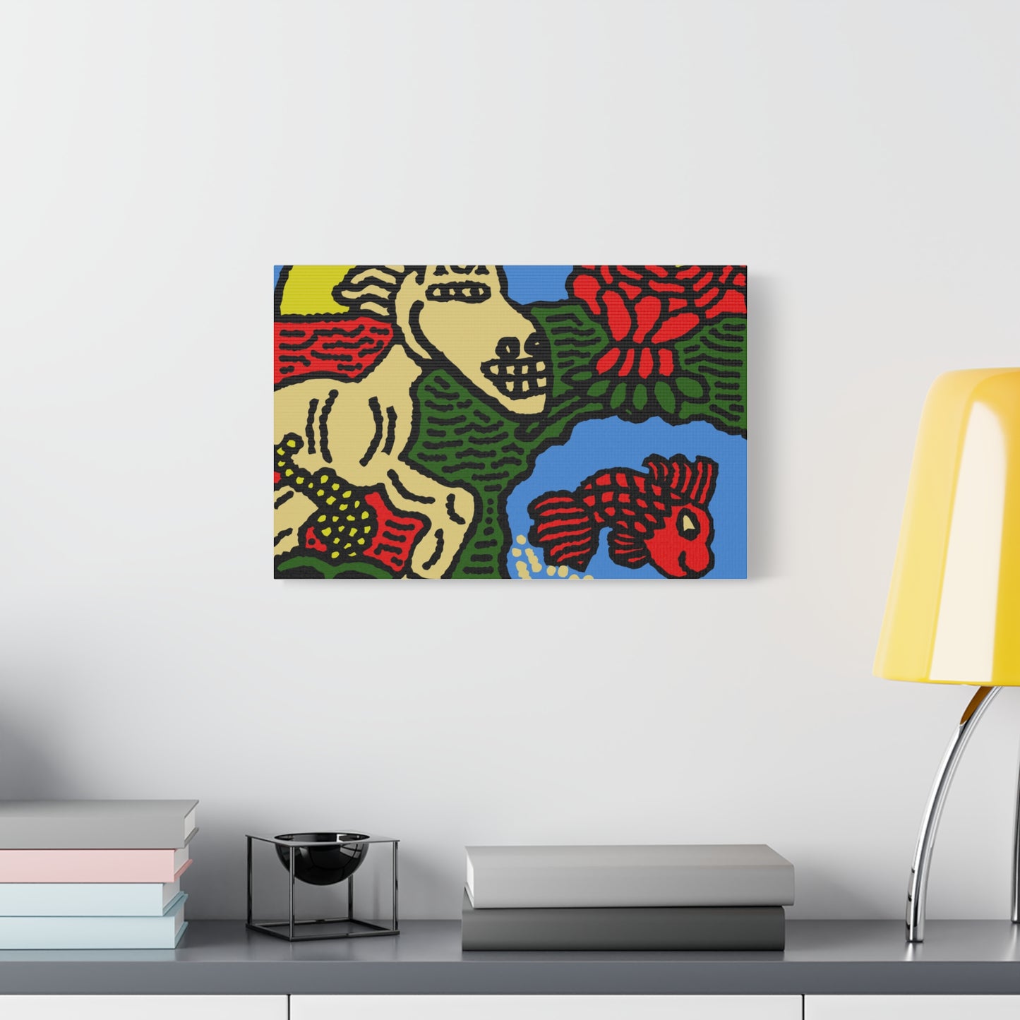 Galloping carefree through life Canvas (Small)