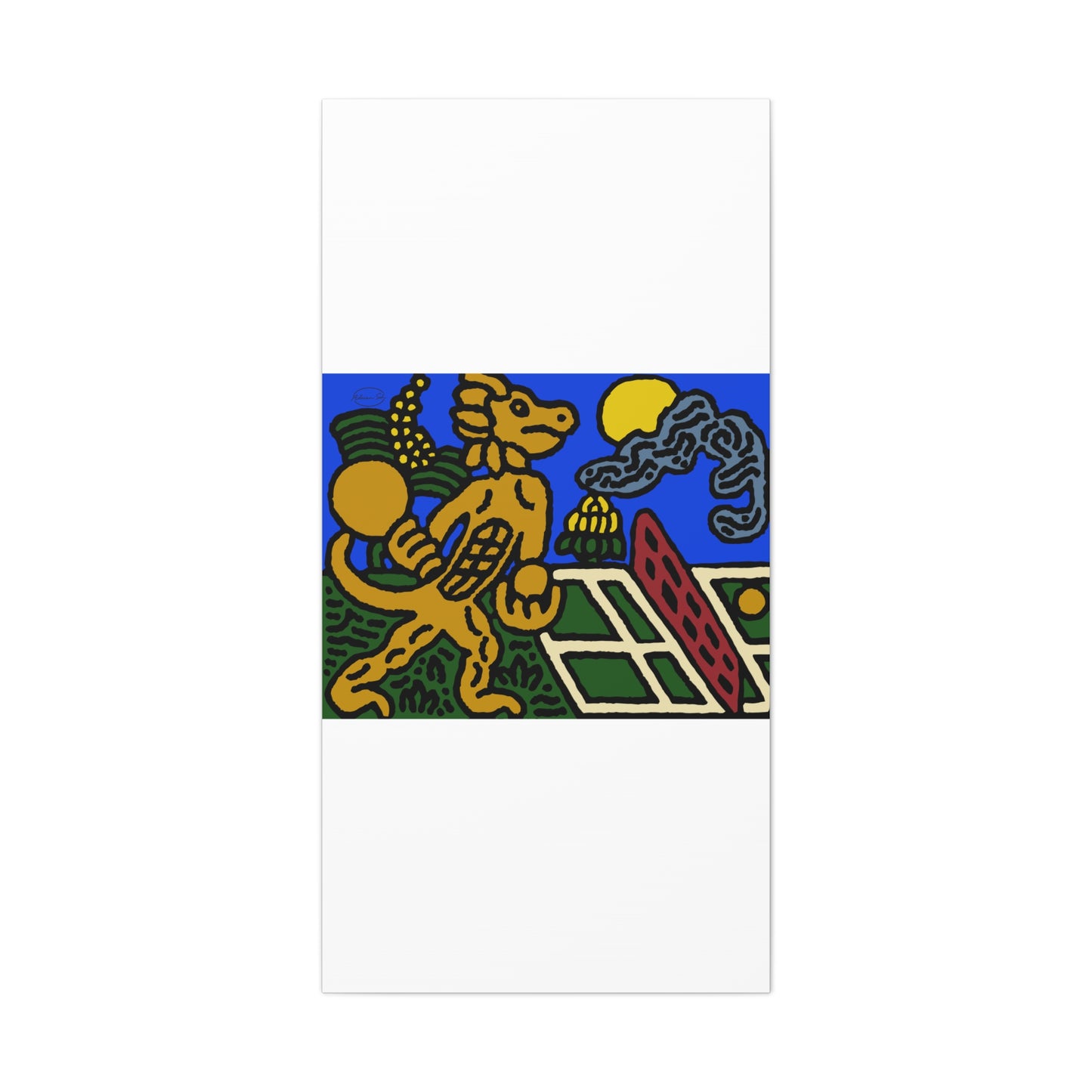 Ready for making big serves in life Canvas (Small)