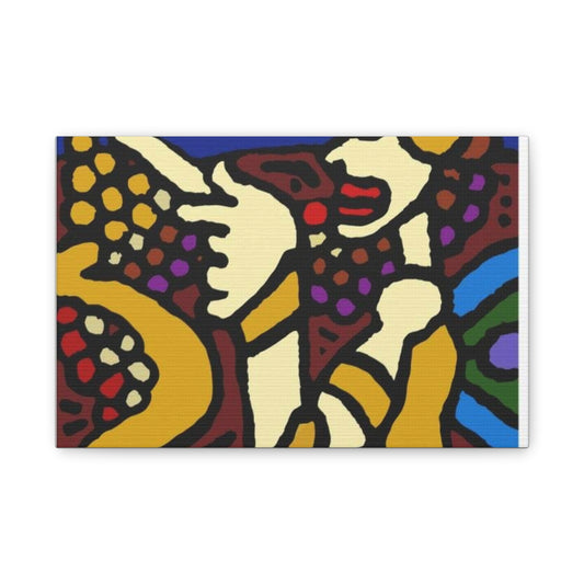 The golden snake being blessed by the fairy Canvas (Small)
