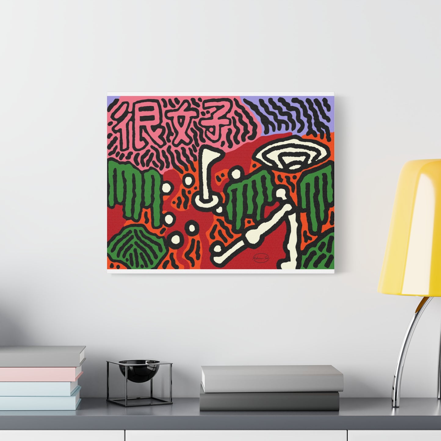 Hitting holes in one throughout life Canvas (Small)