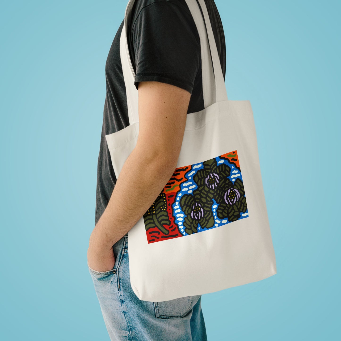 The Sri Lankan water lilies meets the Australian wattle Classic Tote Bag