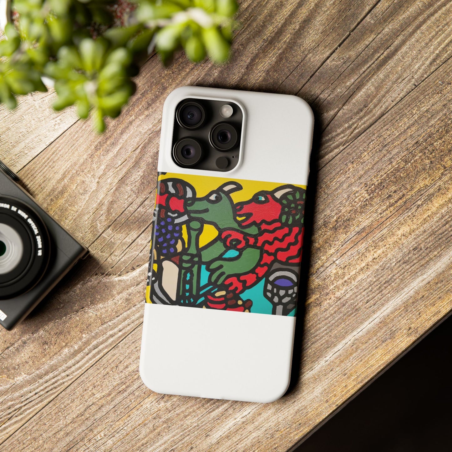 Enjoying our companionship Slim Phone Case