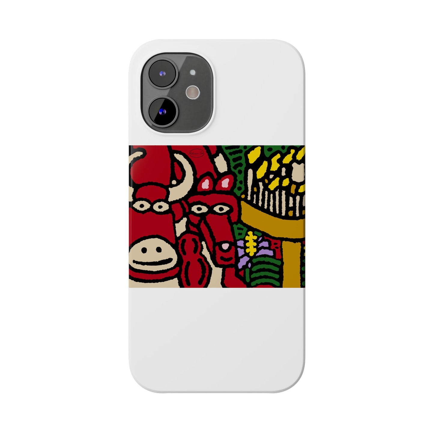 Going blessed by light together Slim Phone Case