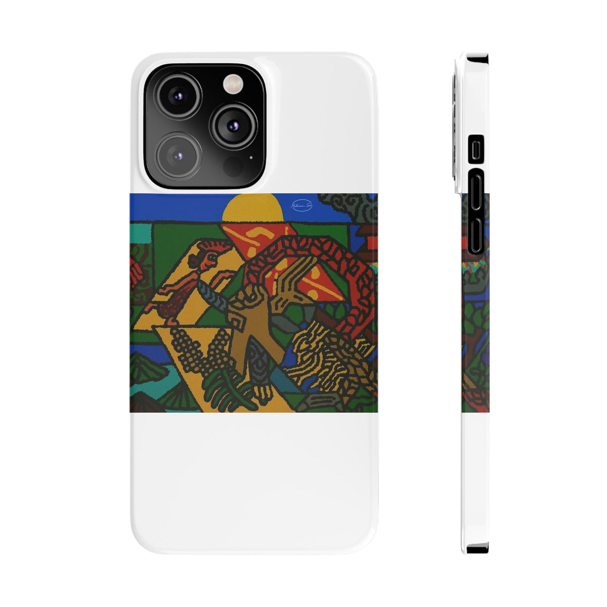 Drawing your own destiny Slim Phone Case