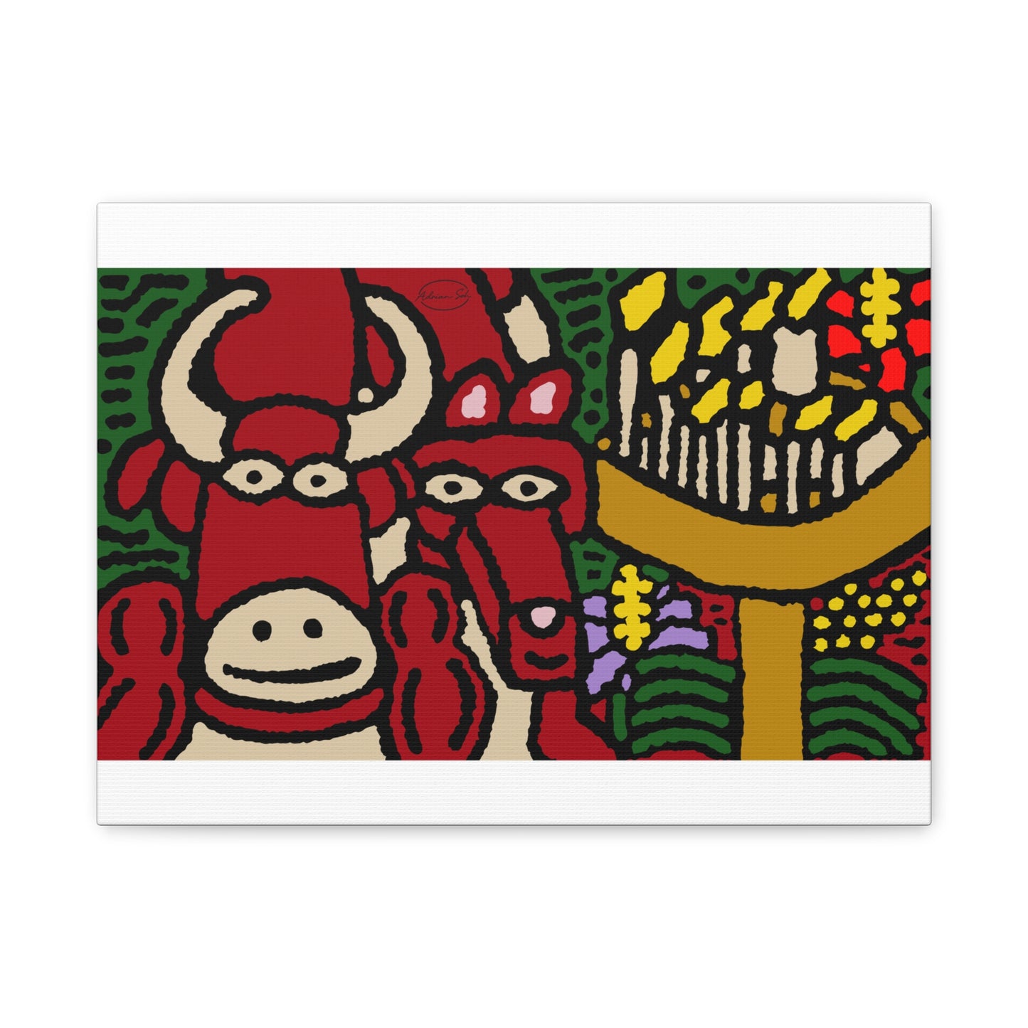 Going blessed by light together Canvas (Small)