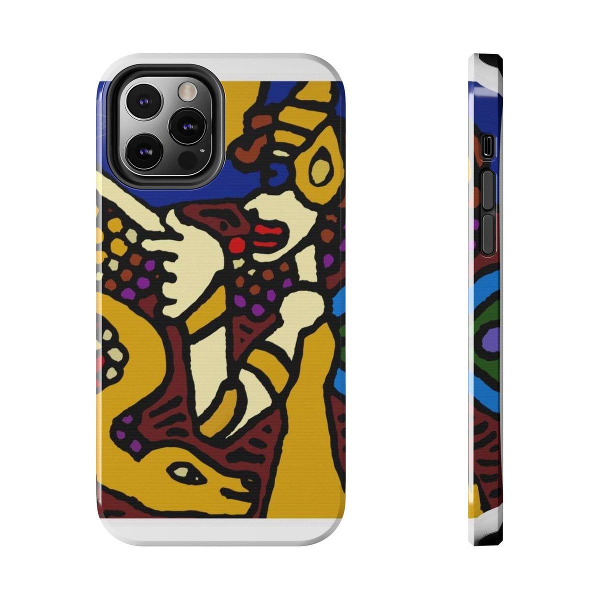 The golden snake being blessed by the fairy Tough Phone Case