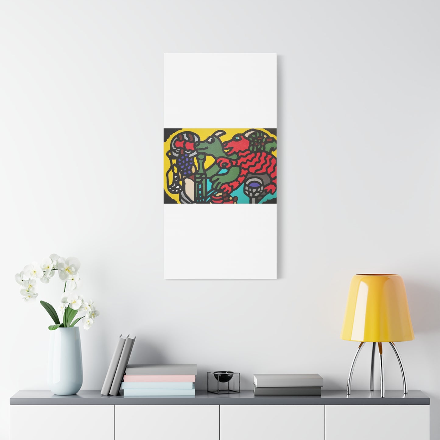 Enjoying our companionship Canvas (Large)