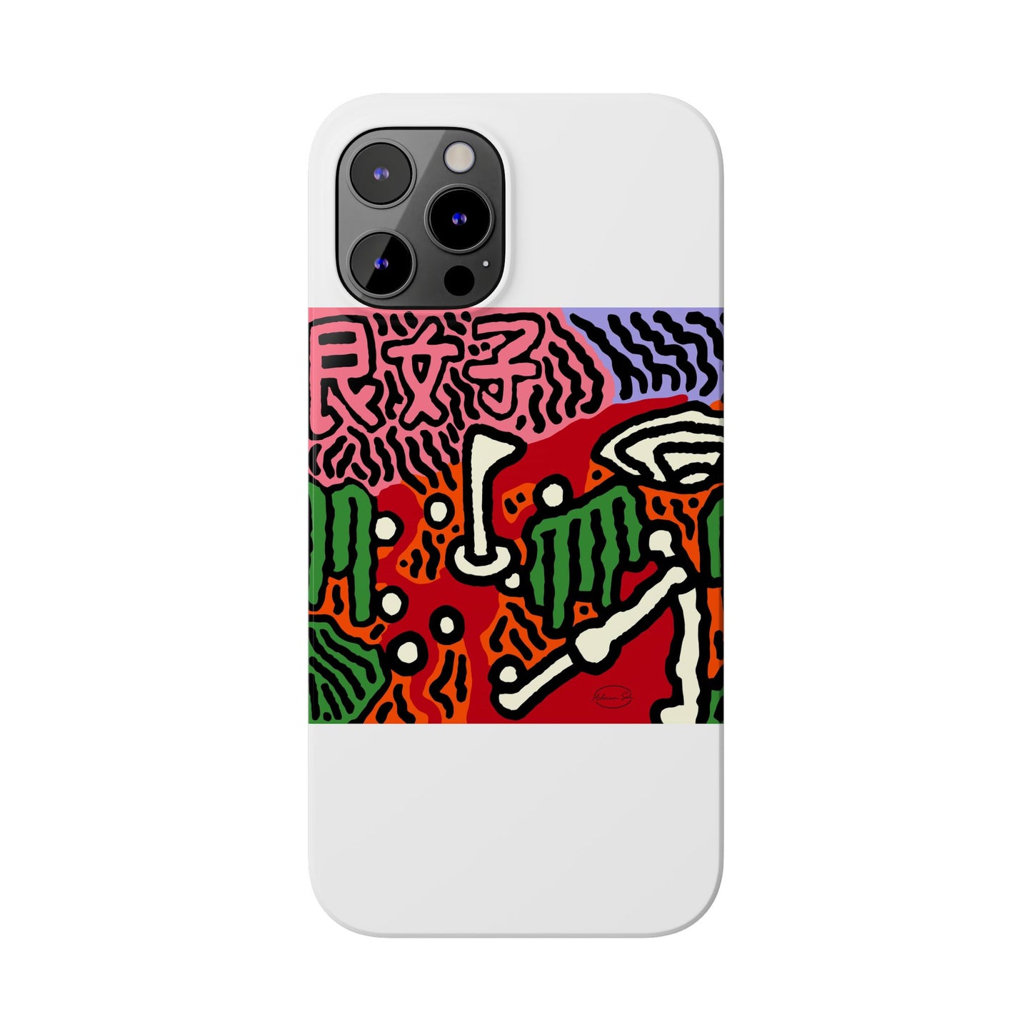 Hitting holes in one throughout life Slim Phone Case