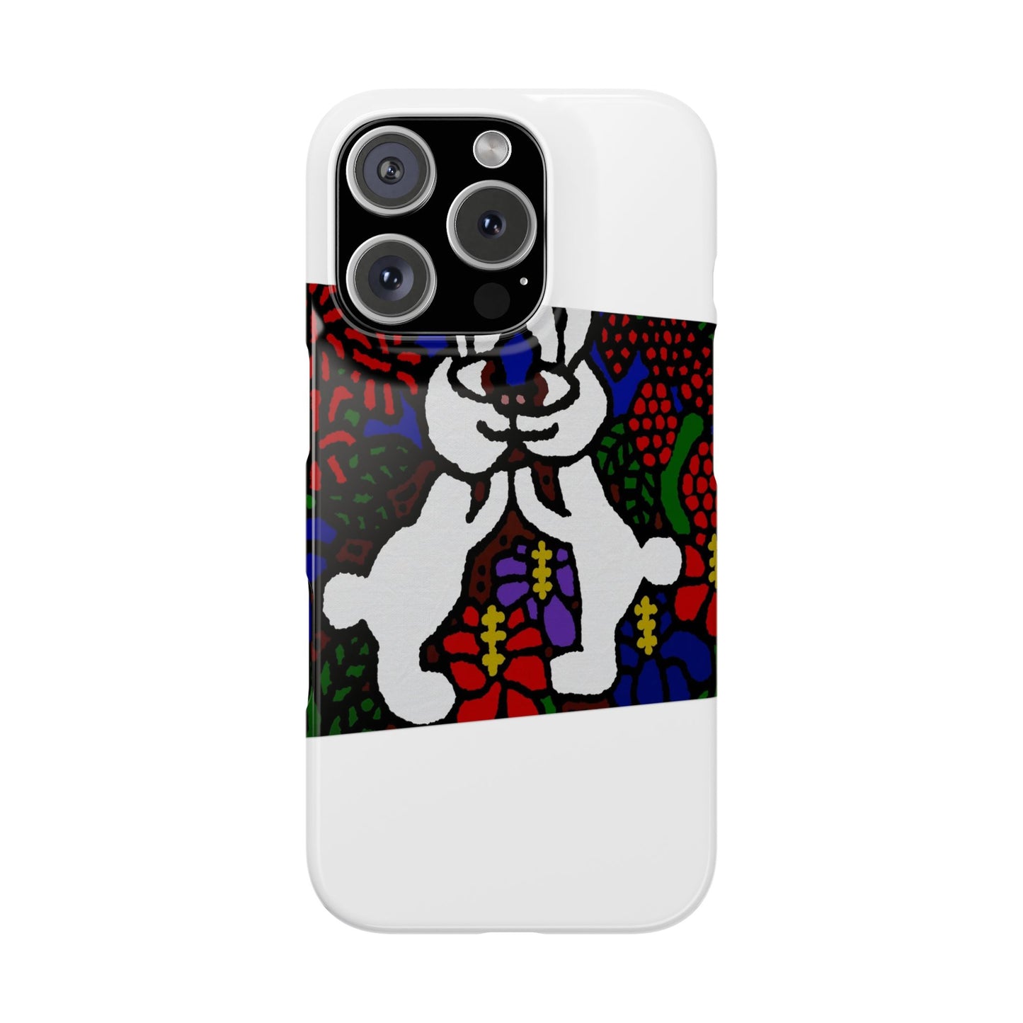 Bunnies in love Slim Phone Case