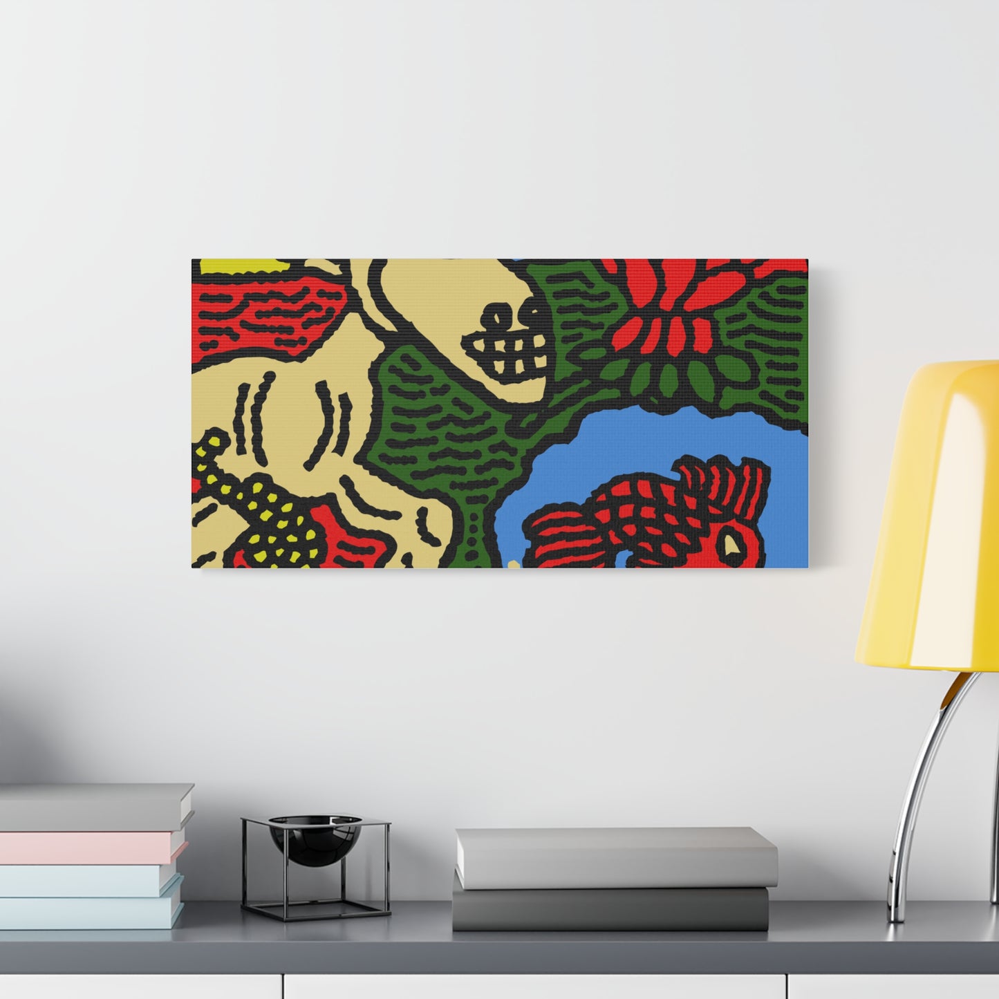 Galloping carefree through life Canvas (Small)
