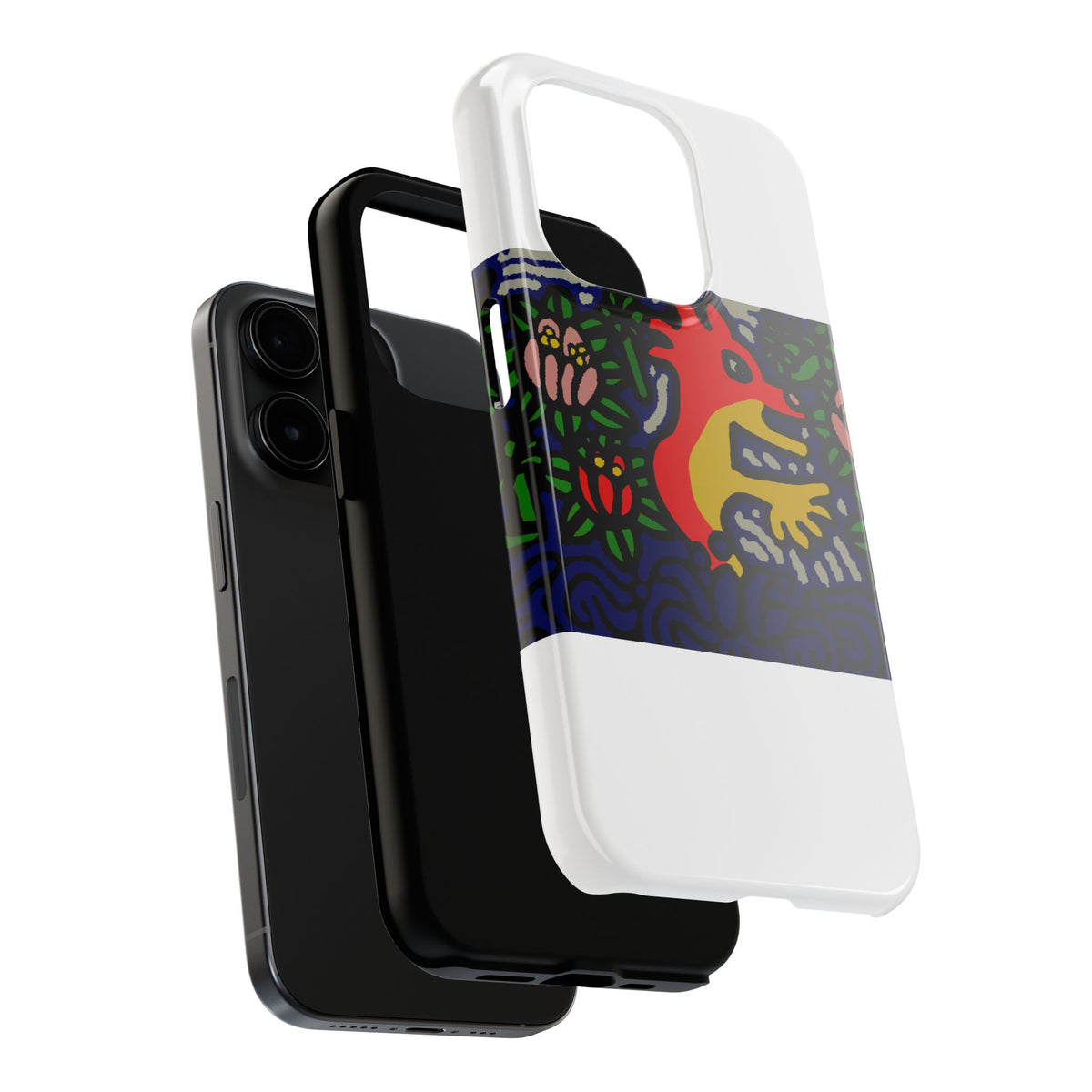Breaking through the surface of a lotus pond Tough Phone Case