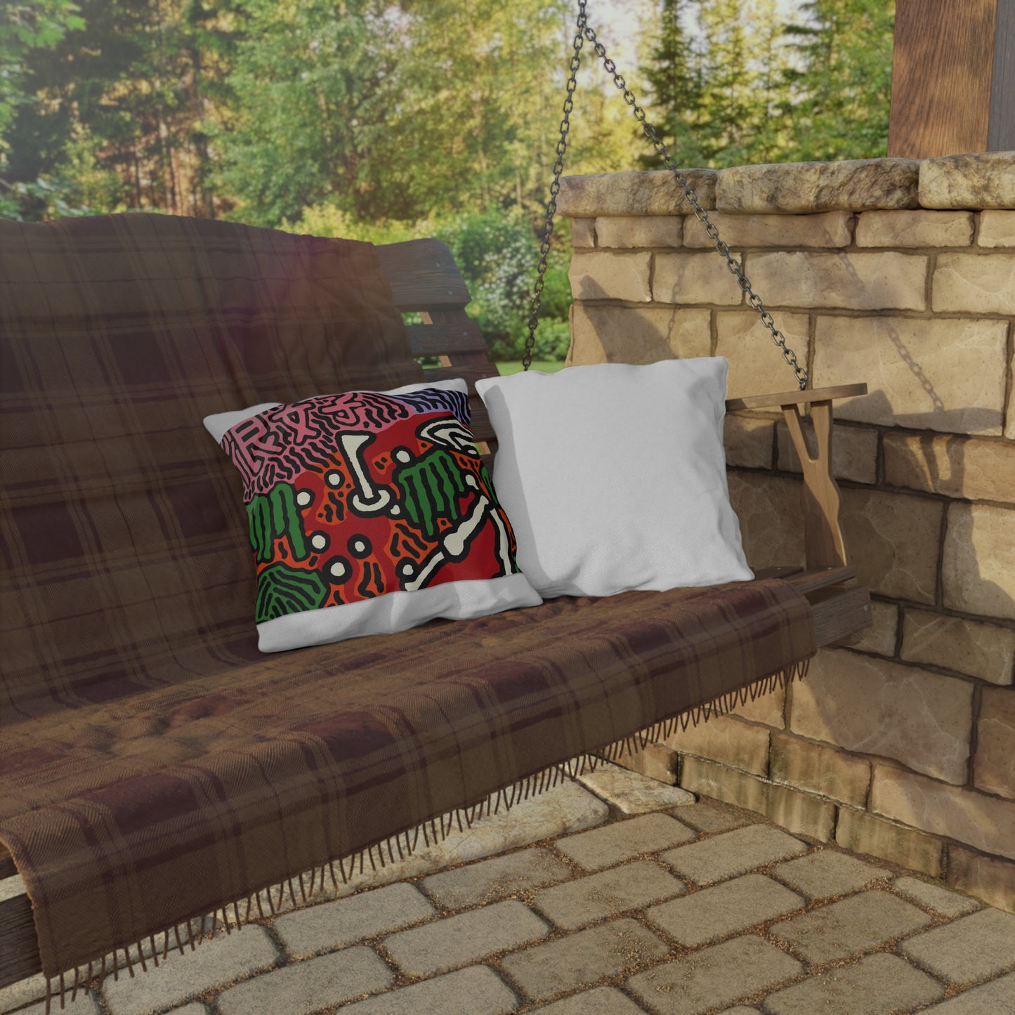 Scoring Goals Throughout Life — Outdoor Pillow