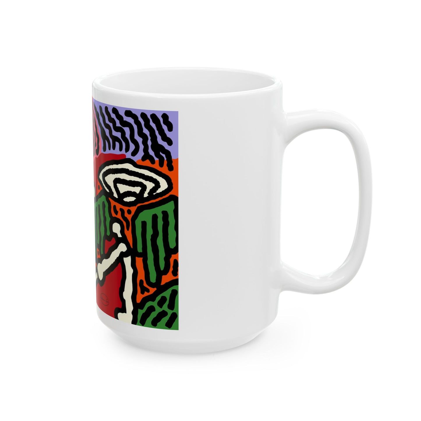 Hitting holes in one throughout life Ceramic Mug