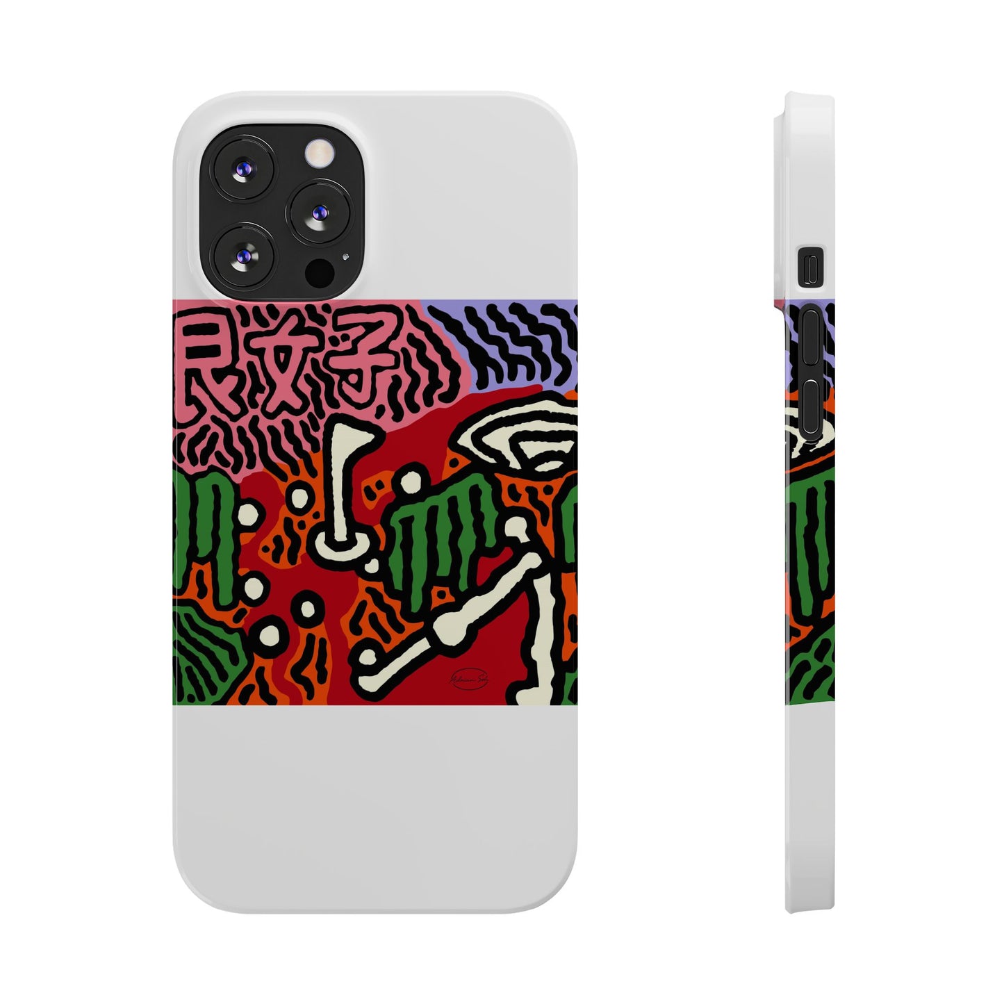Hitting holes in one throughout life Slim Phone Case