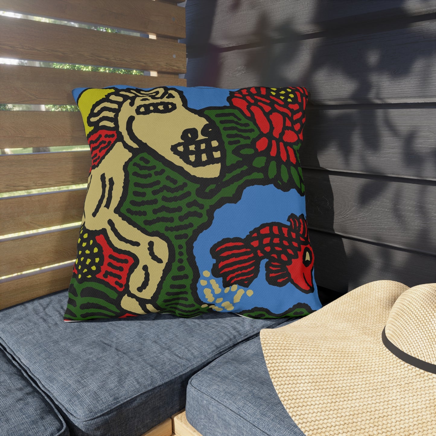 Galloping carefree through life — Outdoor Pillow