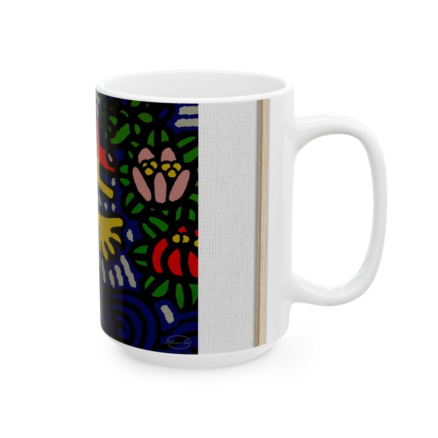 Breaking through the surface of a lotus pond Ceramic Mug