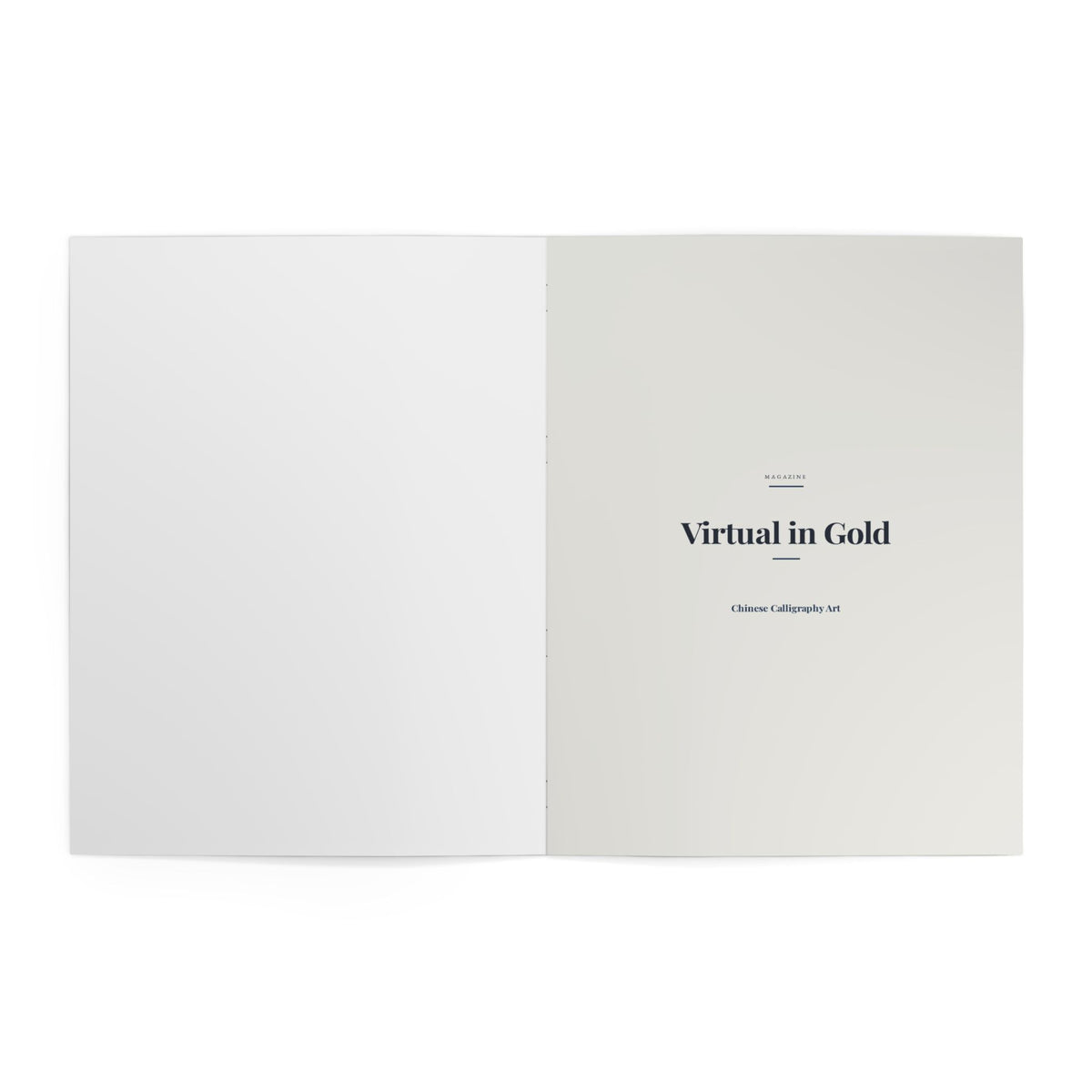 Virtual in Gold — Calligraphy Art Collection