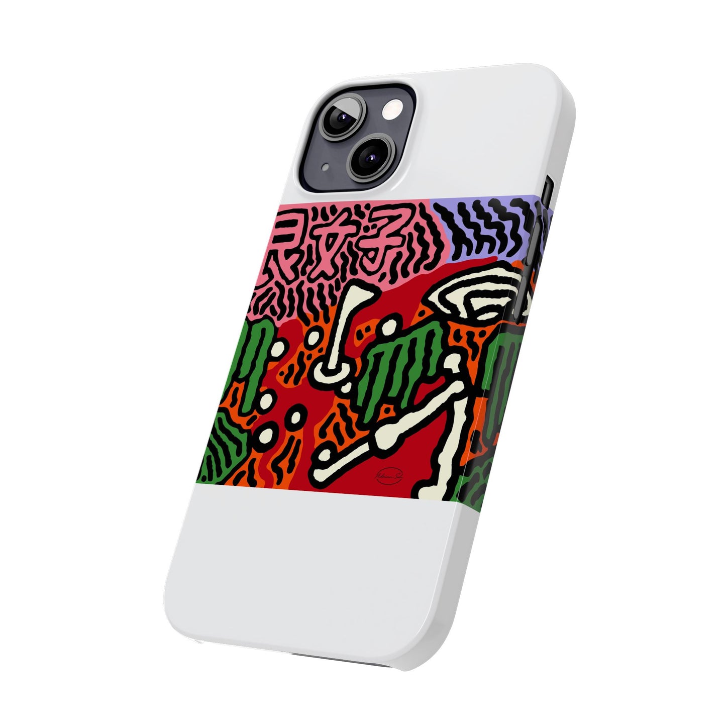 Hitting holes in one throughout life Slim Phone Case
