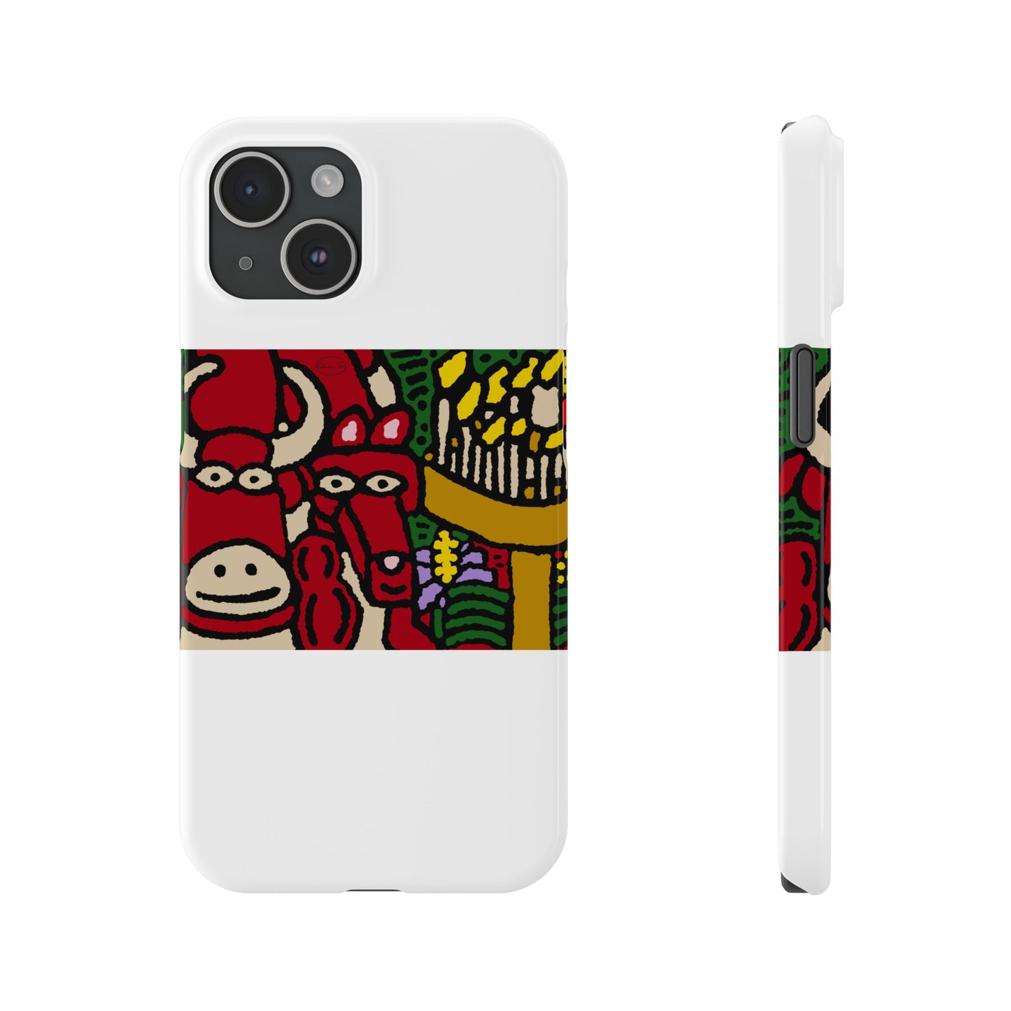 Going blessed by light together Slim Phone Case