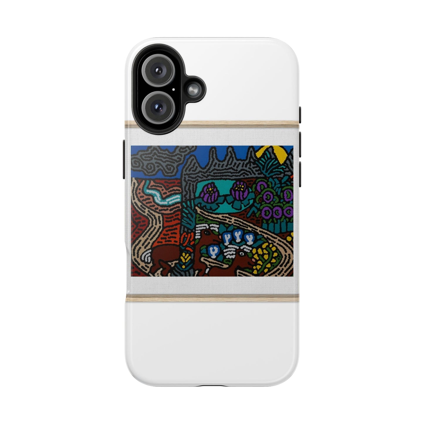 Road to a Sanctuary and Oasis Tough Phone Case