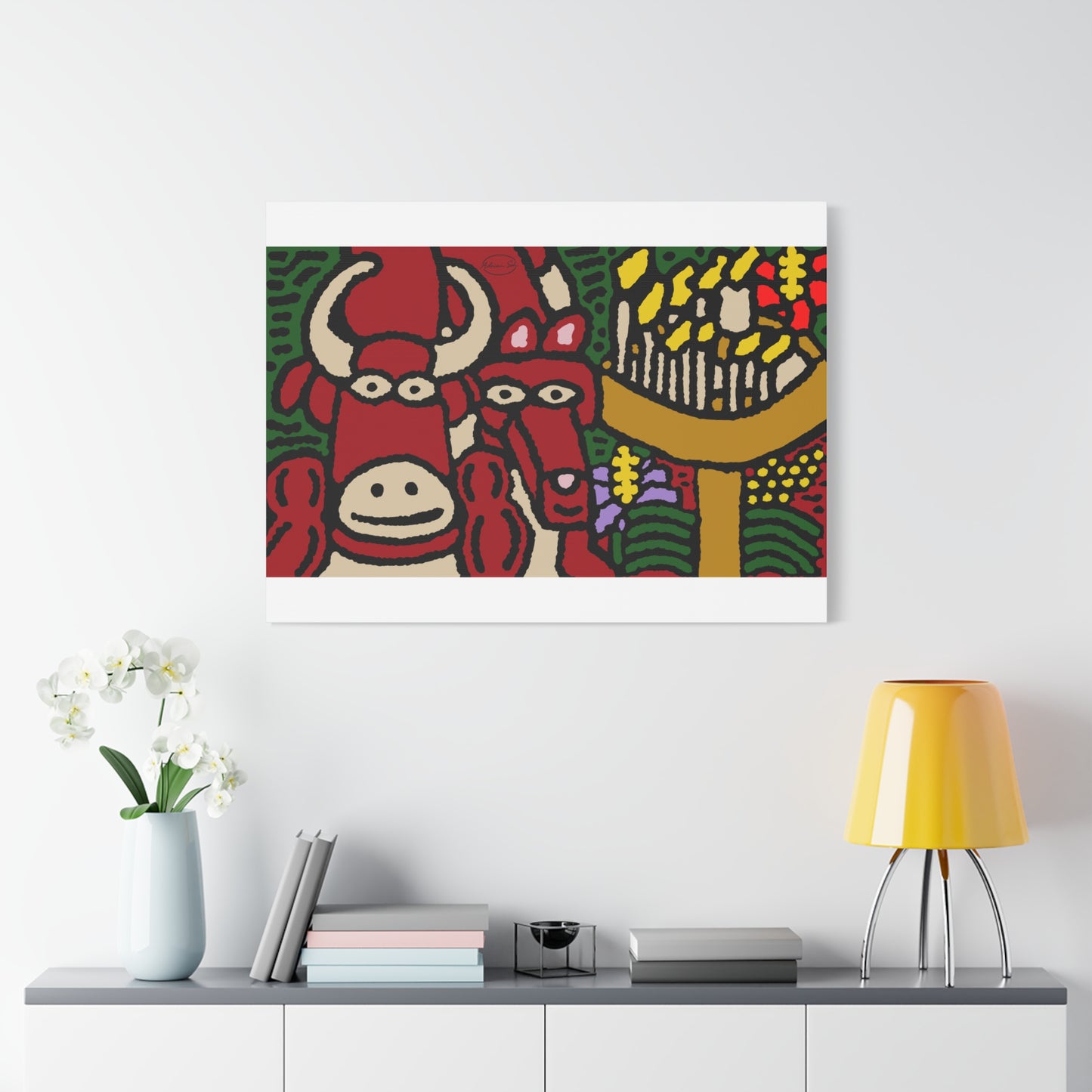 Going blessed by light together Canvas (Small)