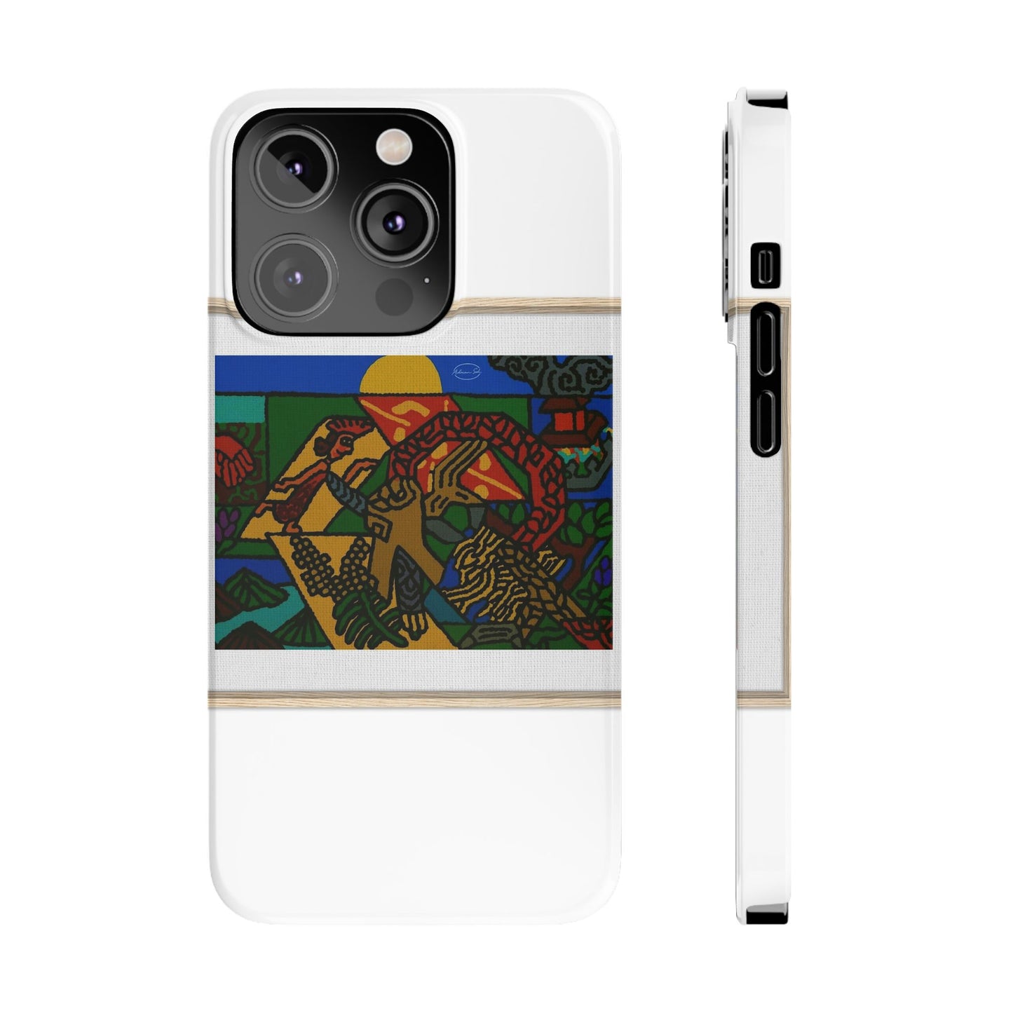 Drawing your own destiny Slim Phone Case