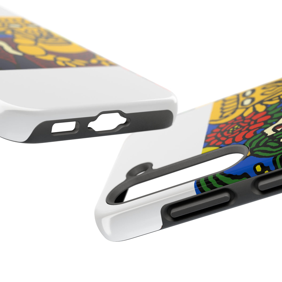 The warrior hailing the mighty golden dragon Tough Phone Case